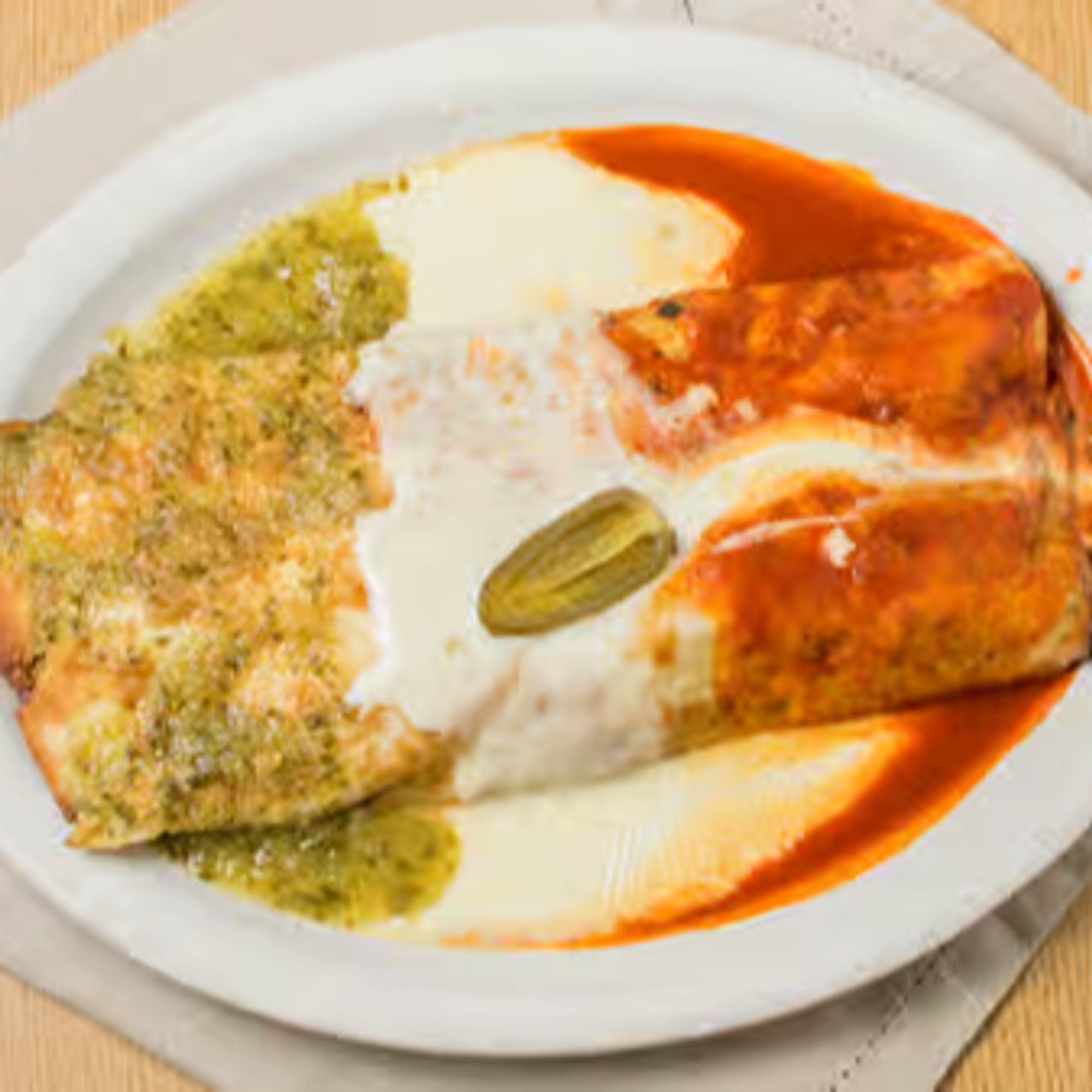 #33-B-Burrito Bandera (Mexican Flag)