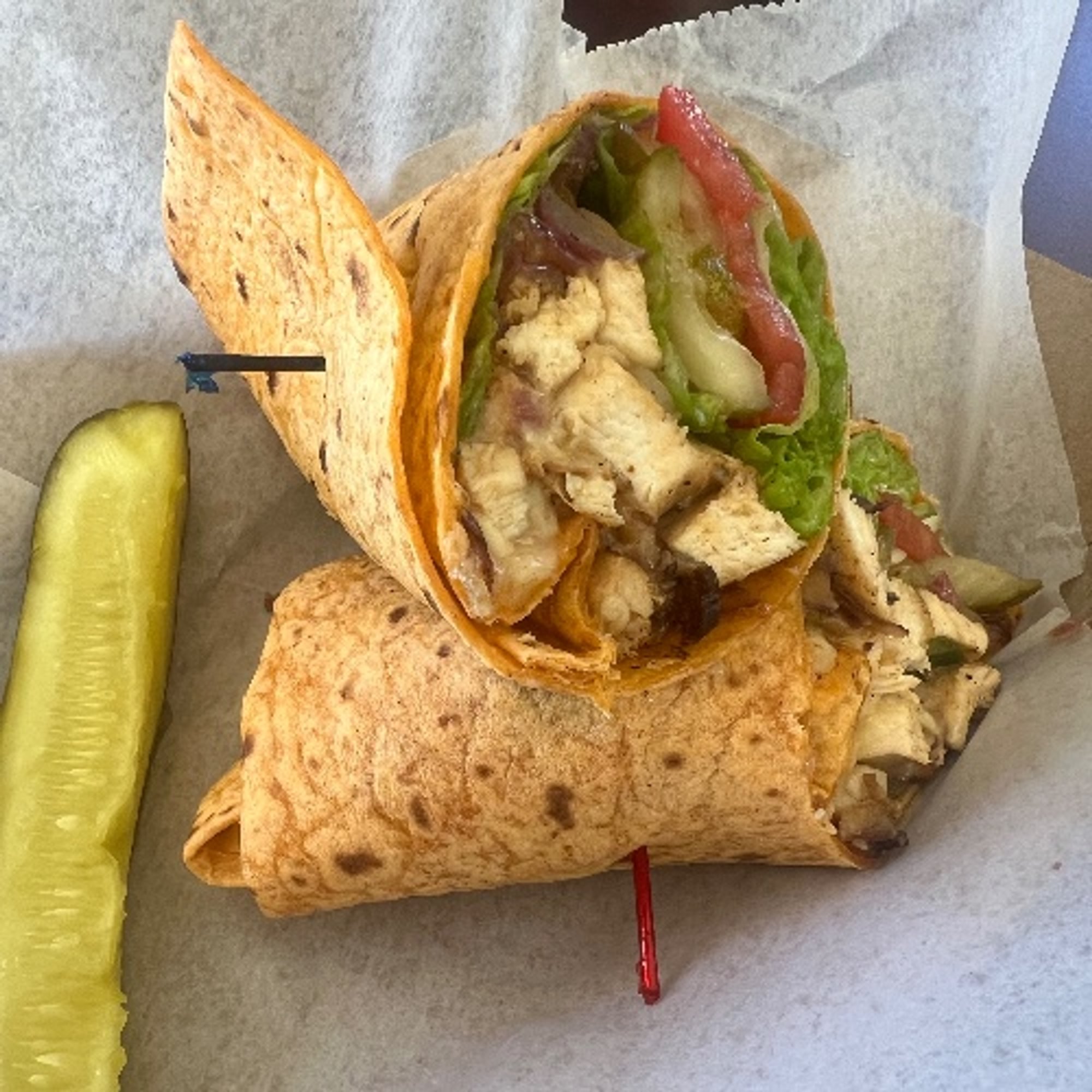 Hot Honey Chicken Wrap