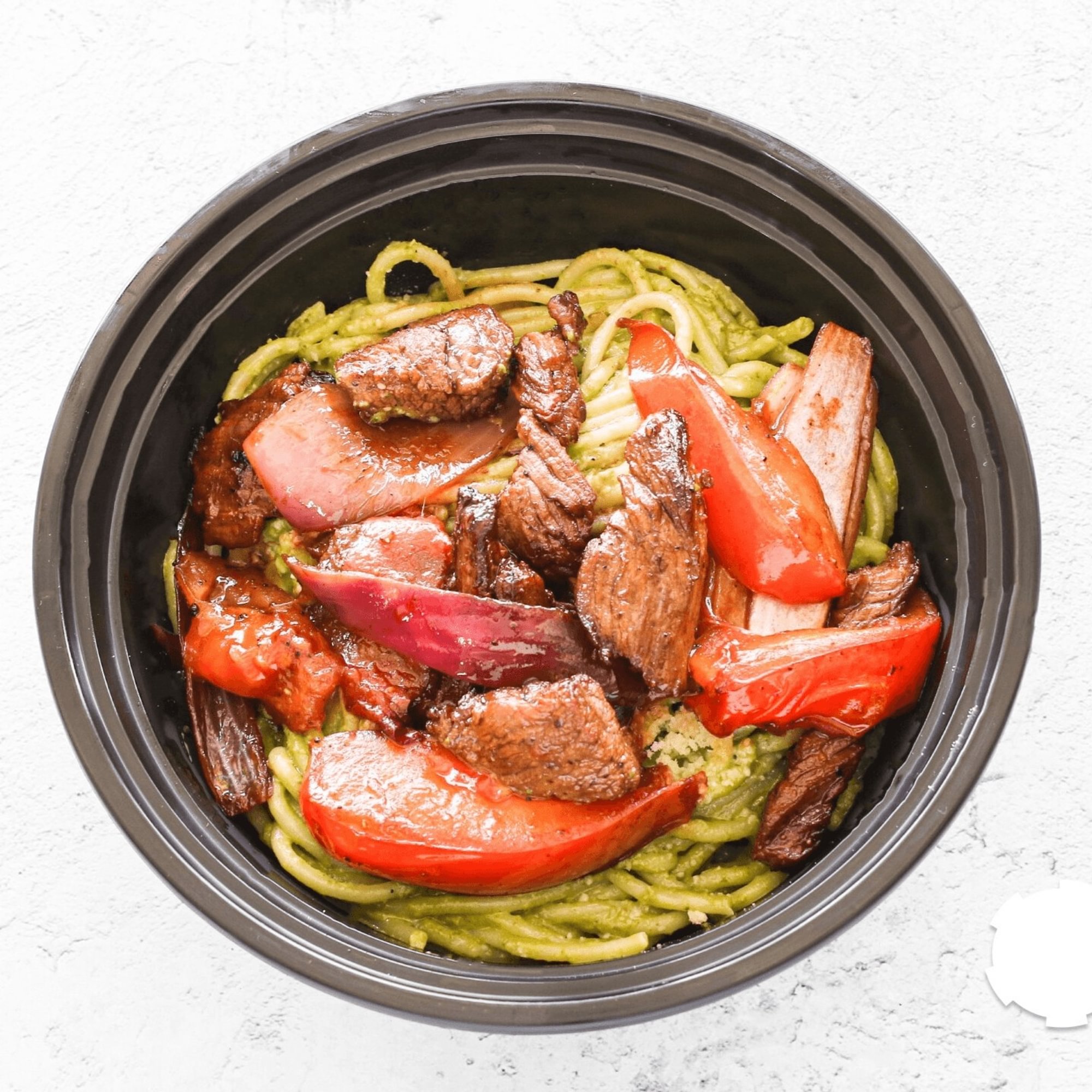 Beef Pesto Noodles Bowl