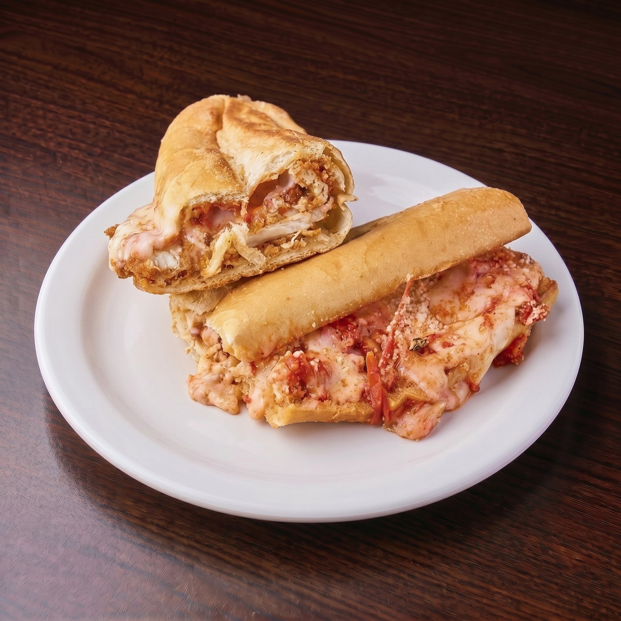 Chicken Parmesan Hot Sandwich