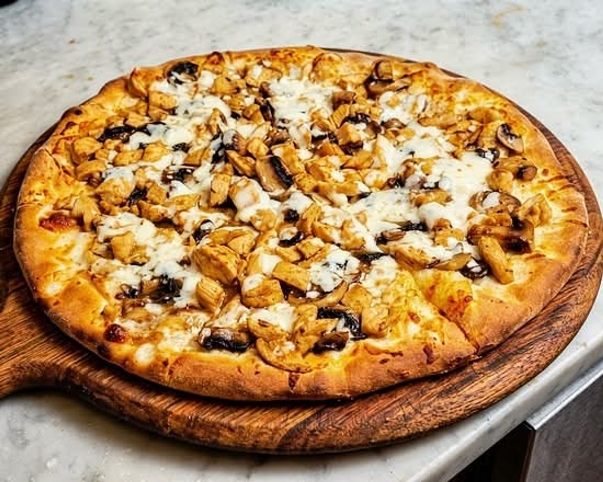 Chicken Marsala Pizza