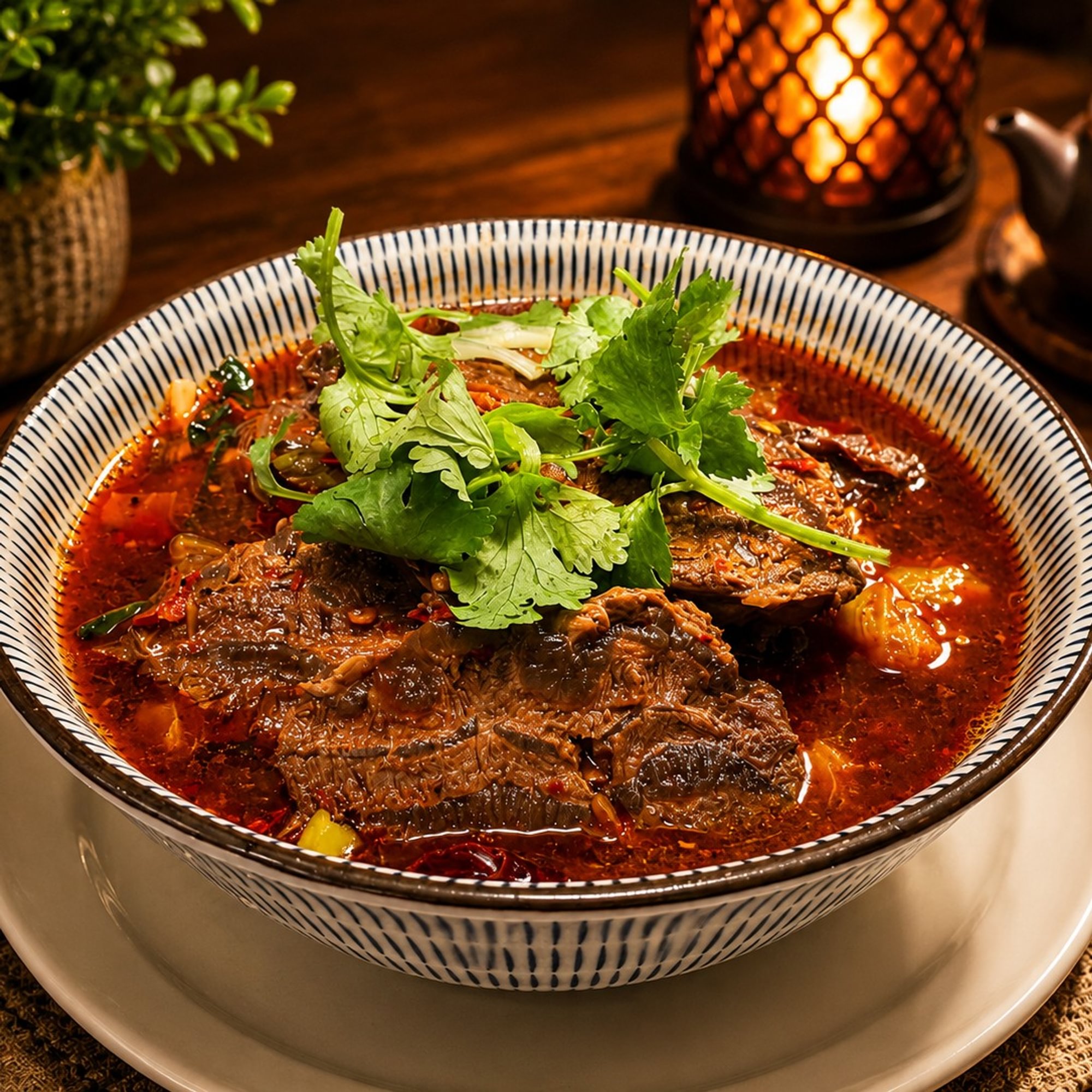 Szechuan Beef Noodle Soup / 川味牛肉面