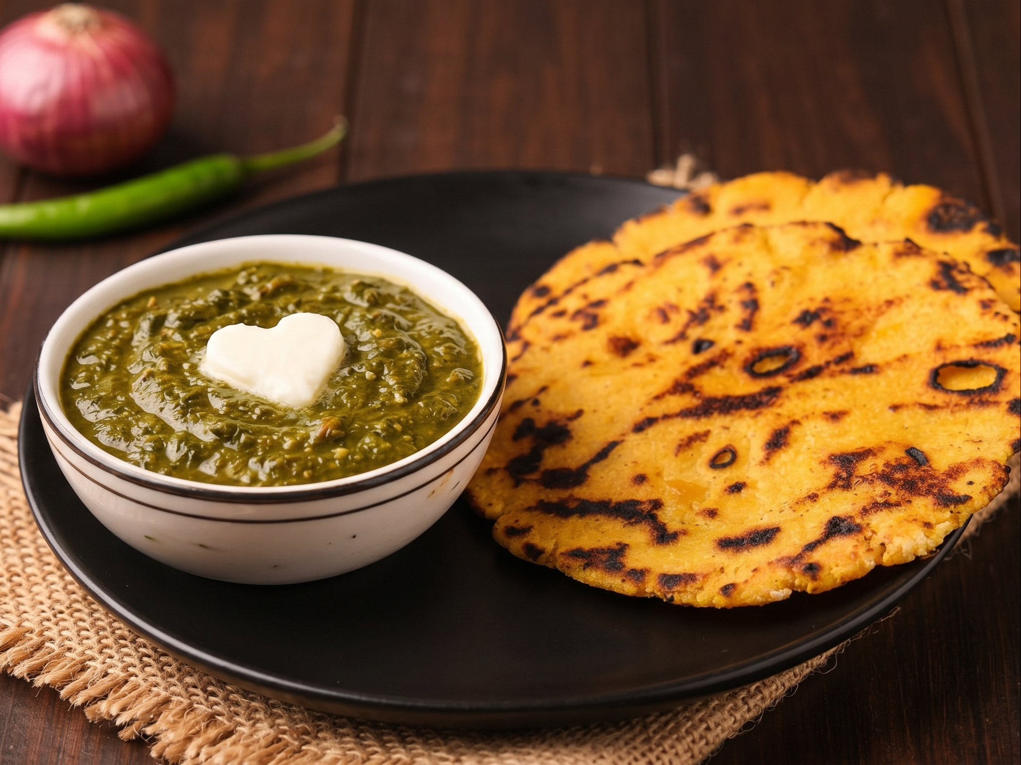 Makki Ki Roti & Saag