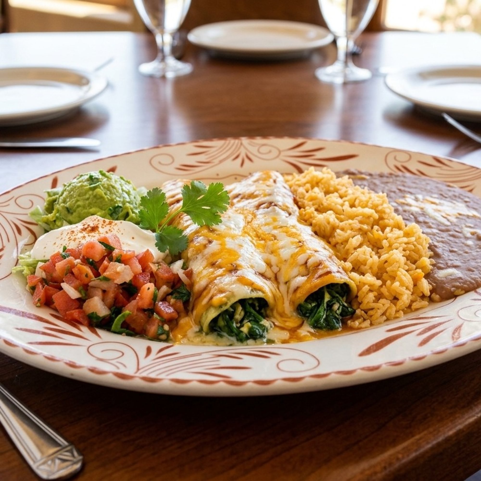 Spinach Enchiladas