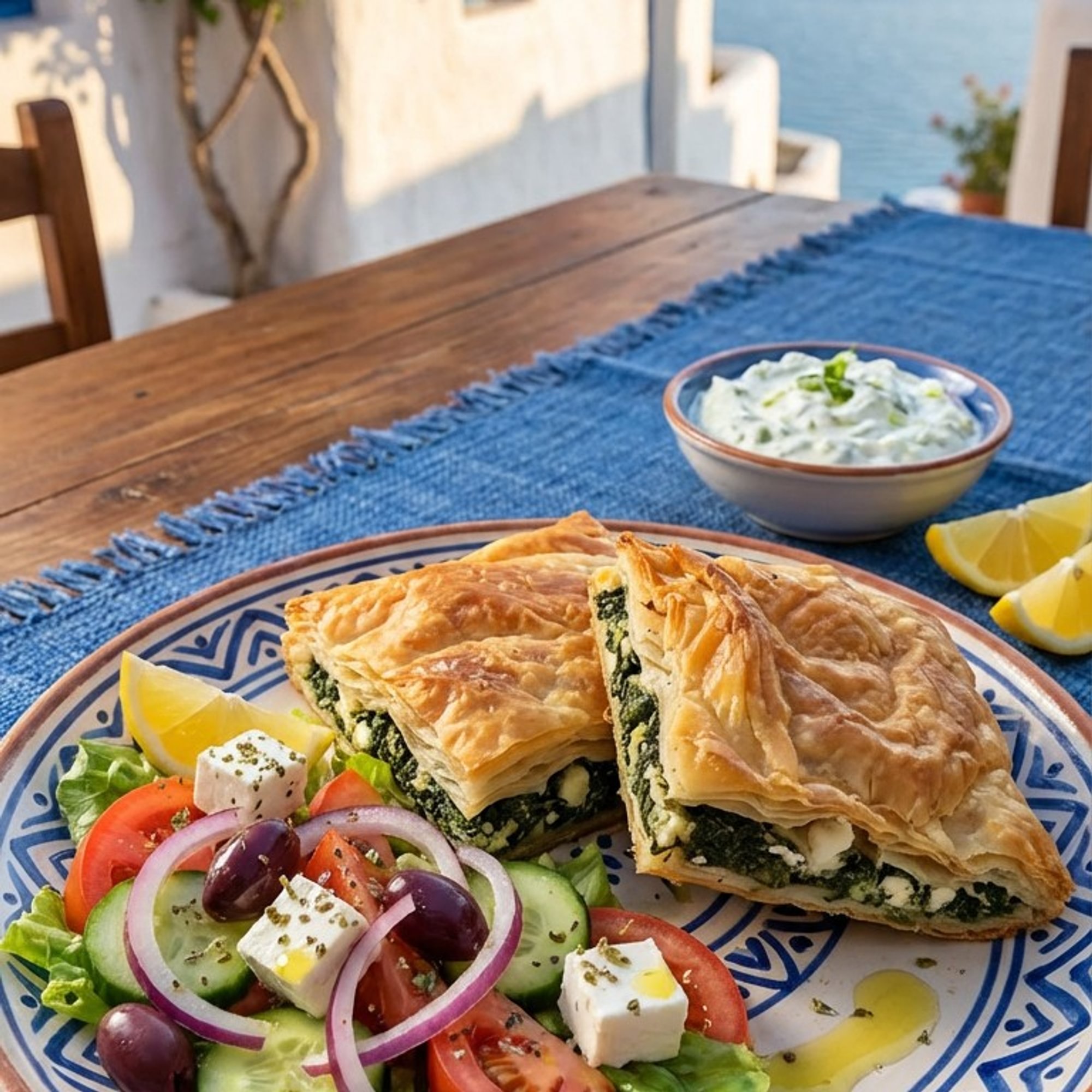 Spanakopita Plate