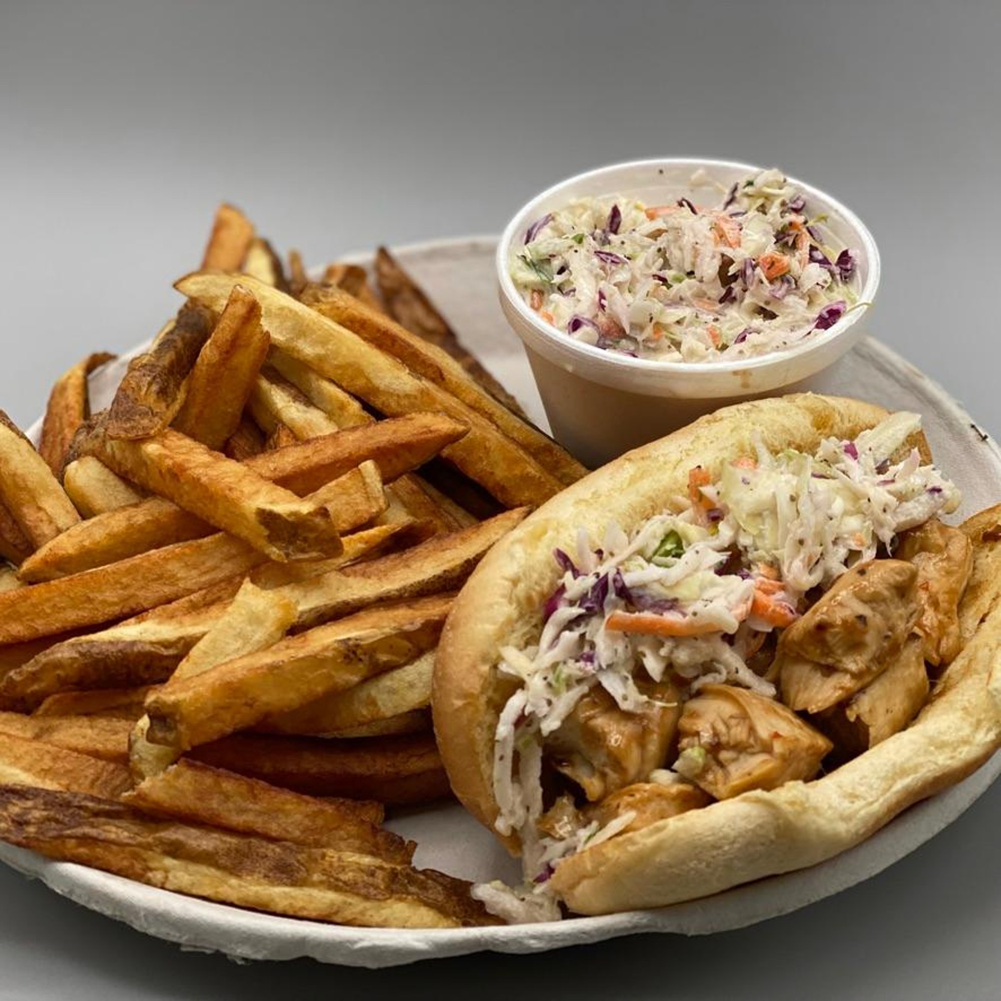 Grilled Chicken Fry Dinner