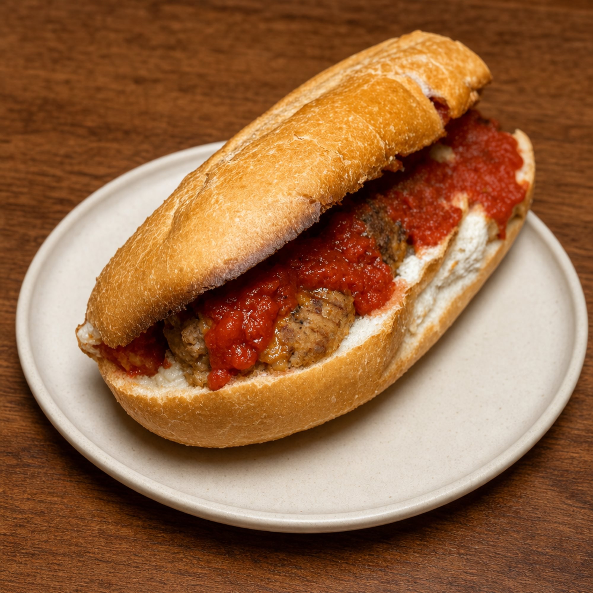 Meatball Parmigiana Hero