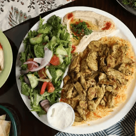 Chicken Pomegranate Plate