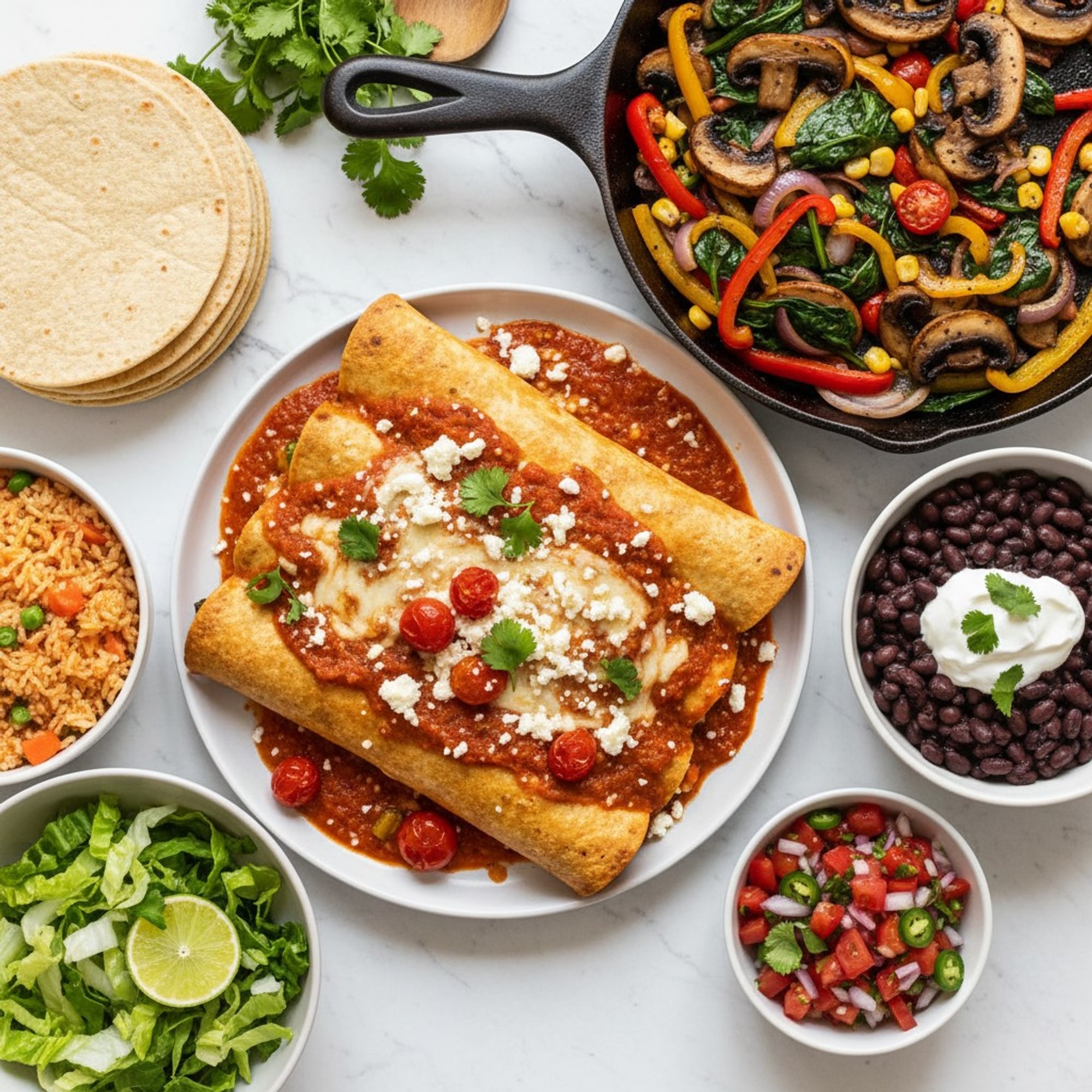 Veggie Enchiladas