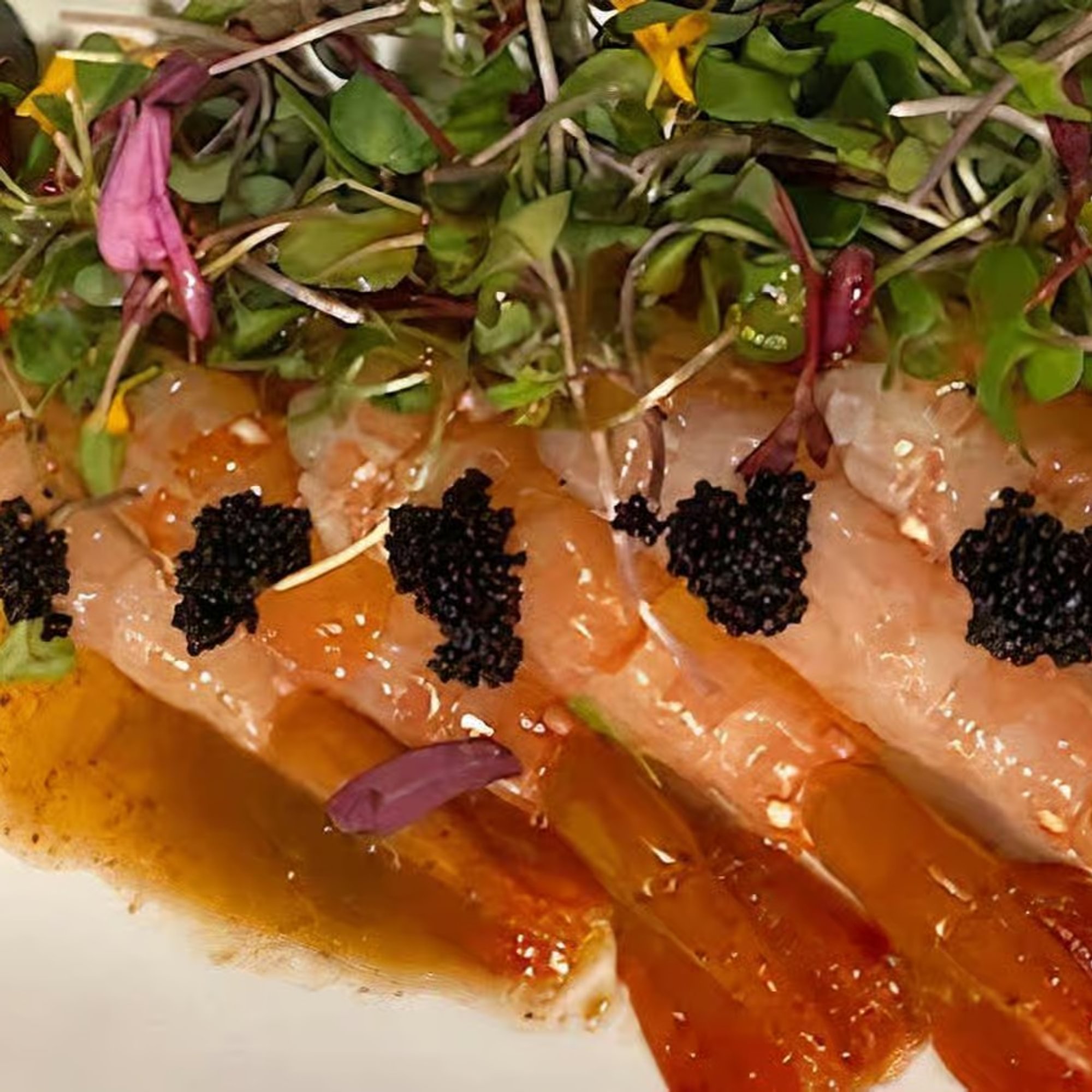 Sweet Shrimp Carpaccio (4 Pcs)