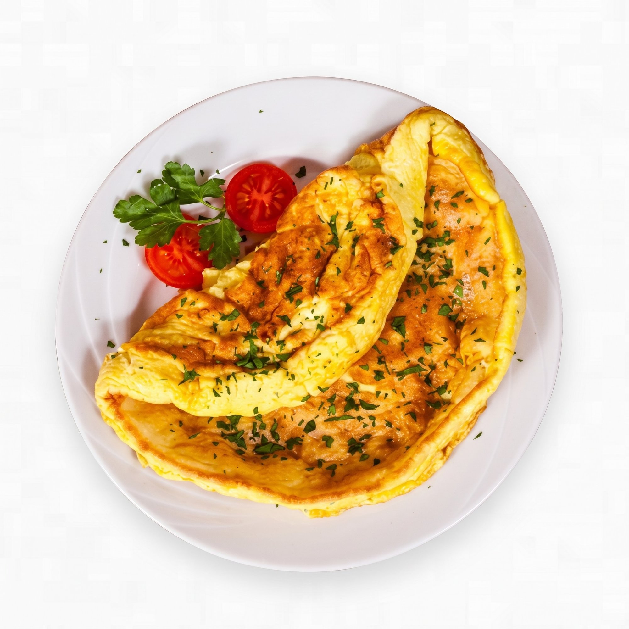 Egg Omelet Plate
