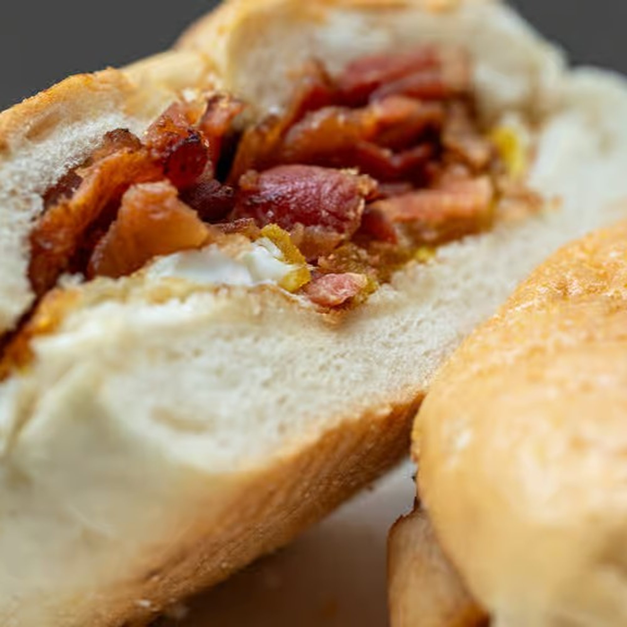 Ham, Bacon or Sausage with Egg Sandwich
