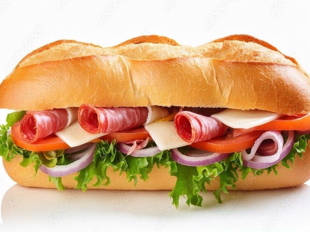 Ham Cheese & Salami Sub Whole Loaf Bread