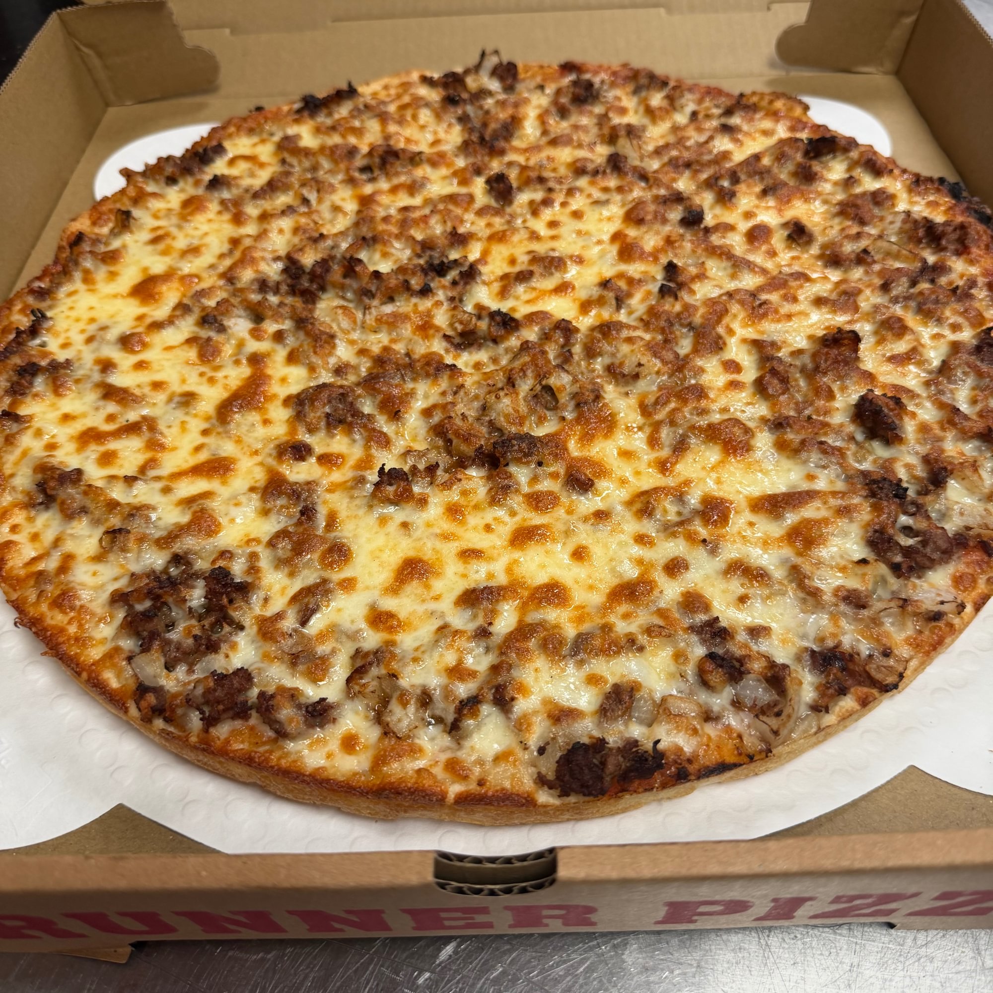 Philly Cheesesteak Pizza