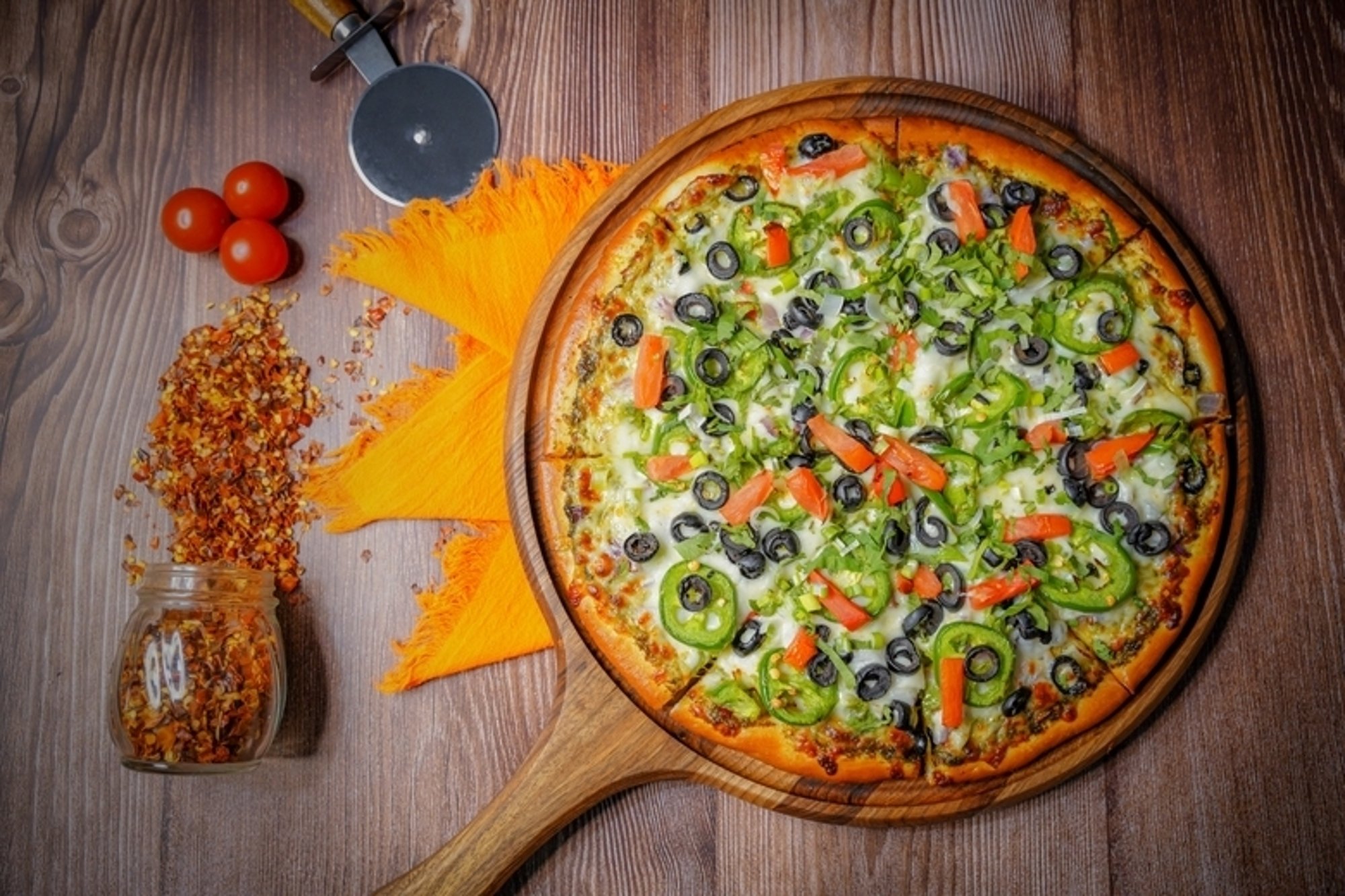 Shahi Veggie Pizza