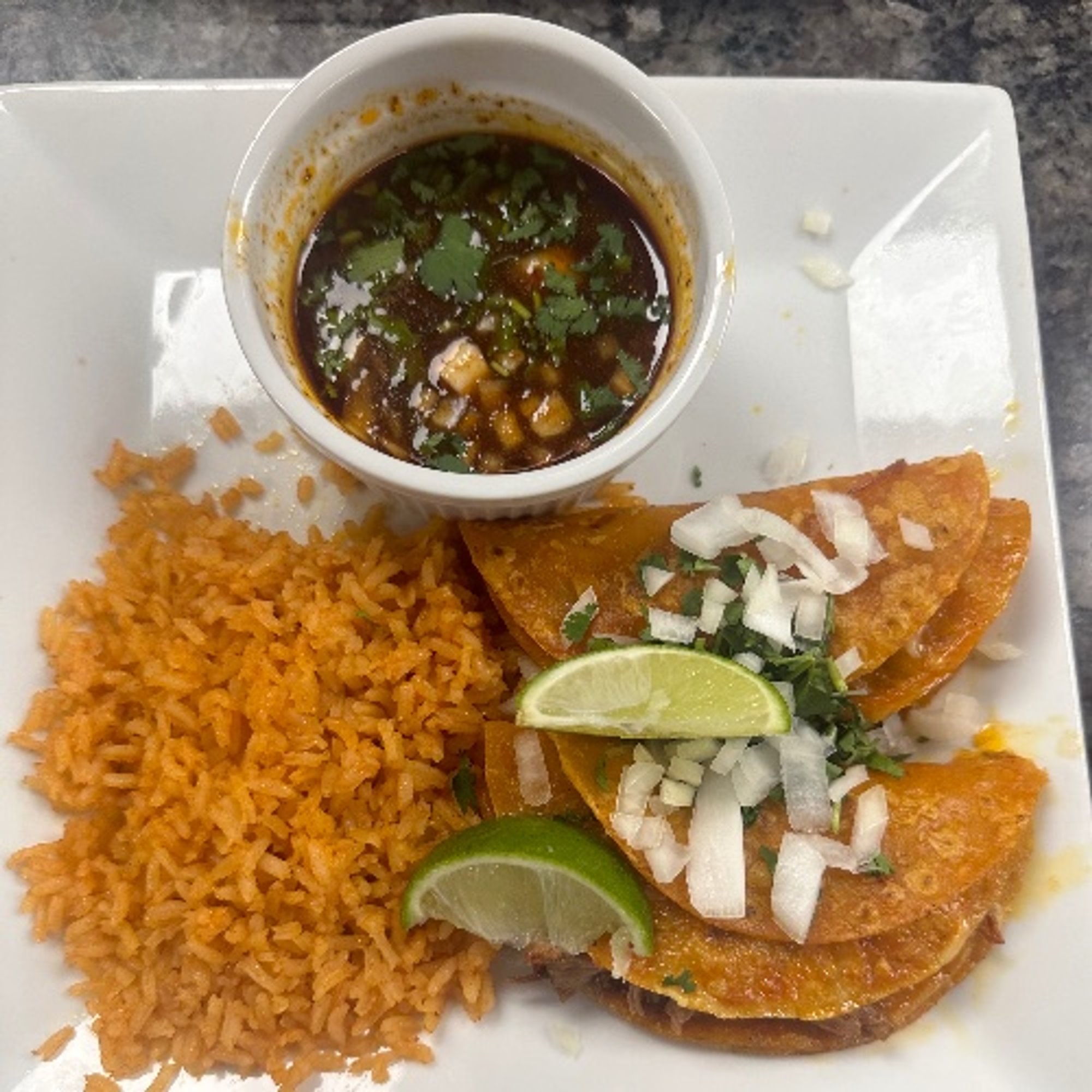 Lunch Birria Tacos