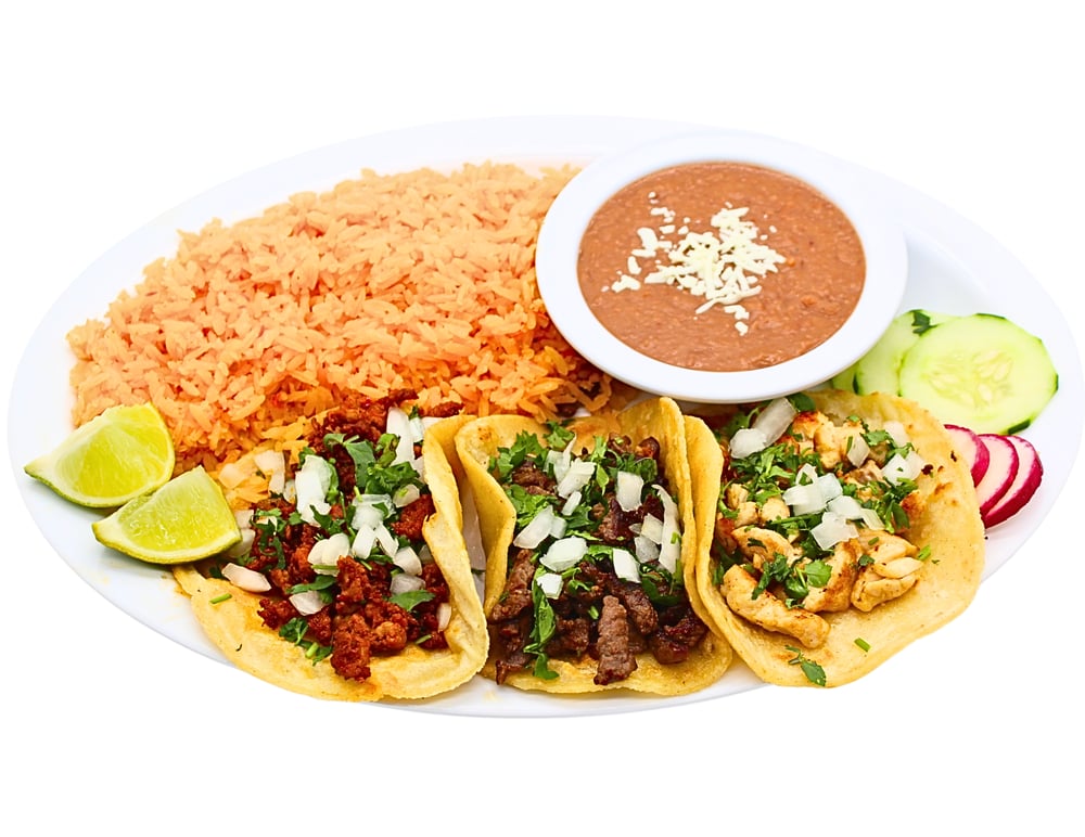 3 TACO PLATTER
