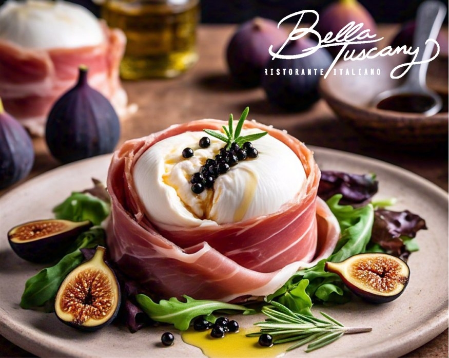 Burrata and Prosciutto