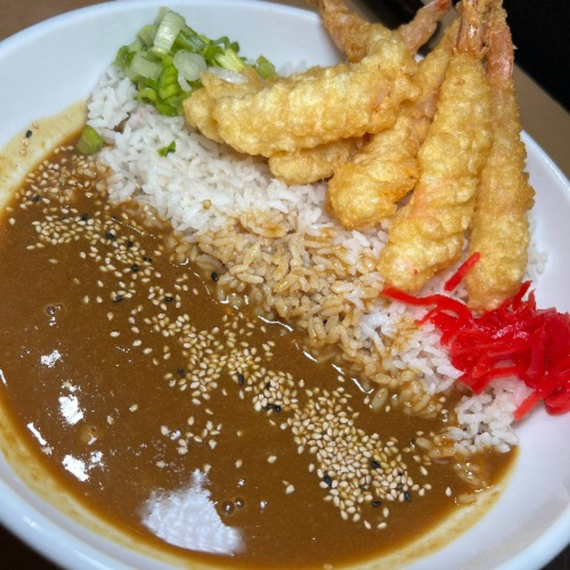 SHRIMP TEMPURA CURRY UDON