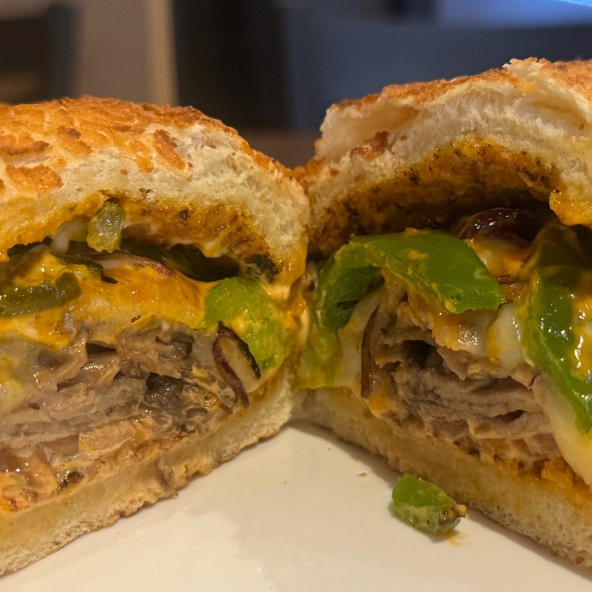 24. Spicy cheesy cow sandwich