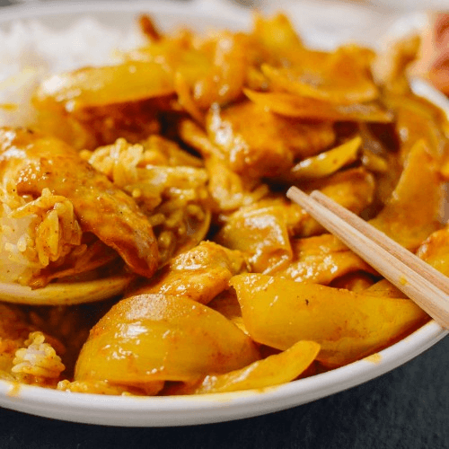 Chicken with Peanut Sauce