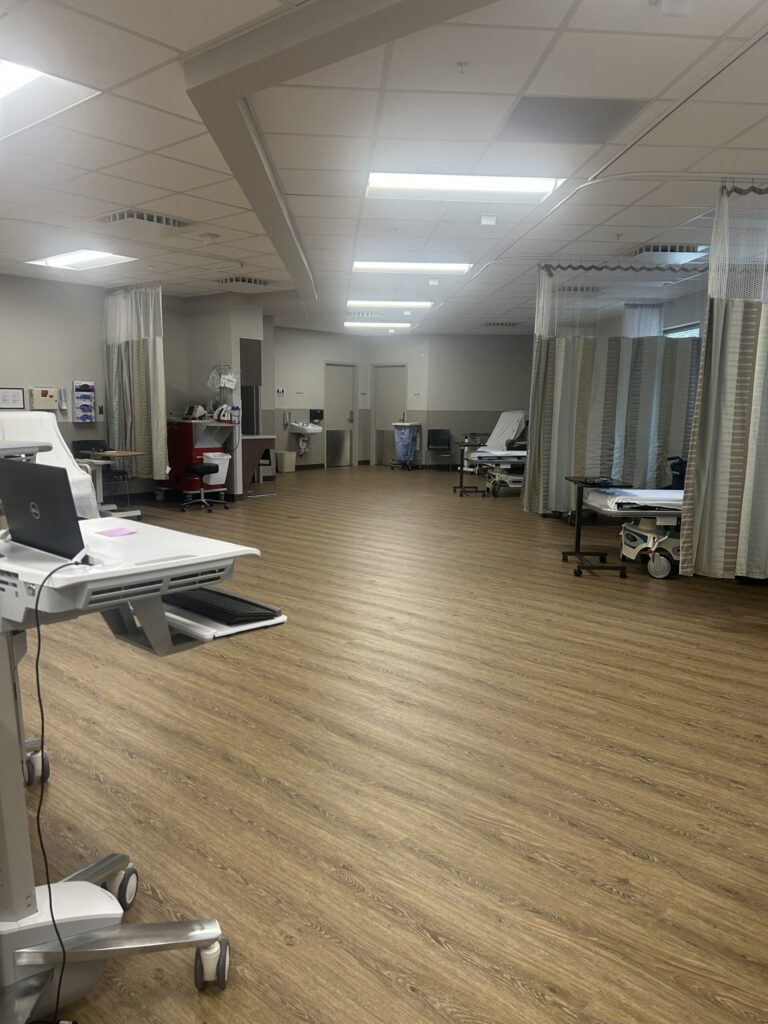 The treatment rooms at Azura Vascular Care Greater Dayton