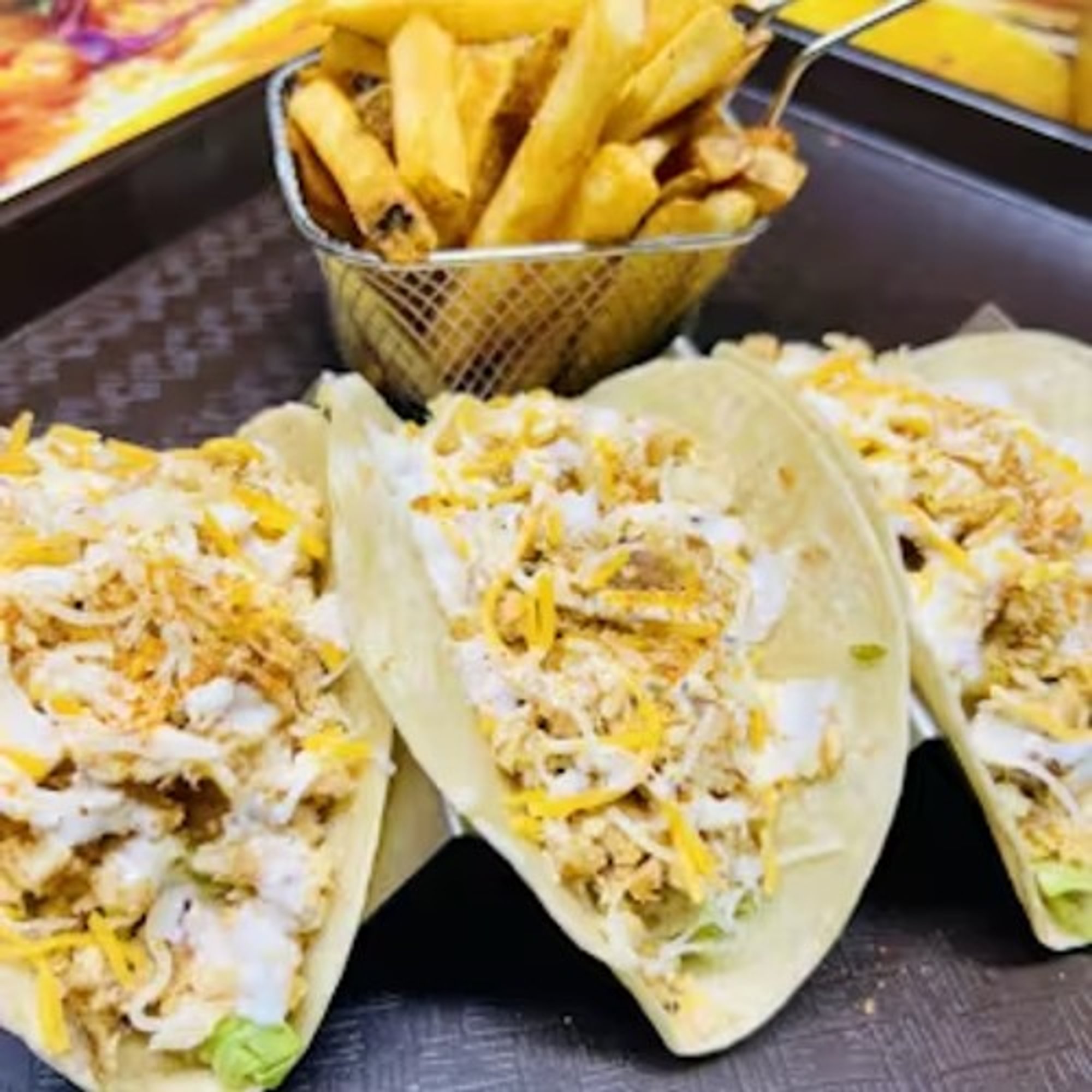 Tacos and 5 Pieces Wings Combo
