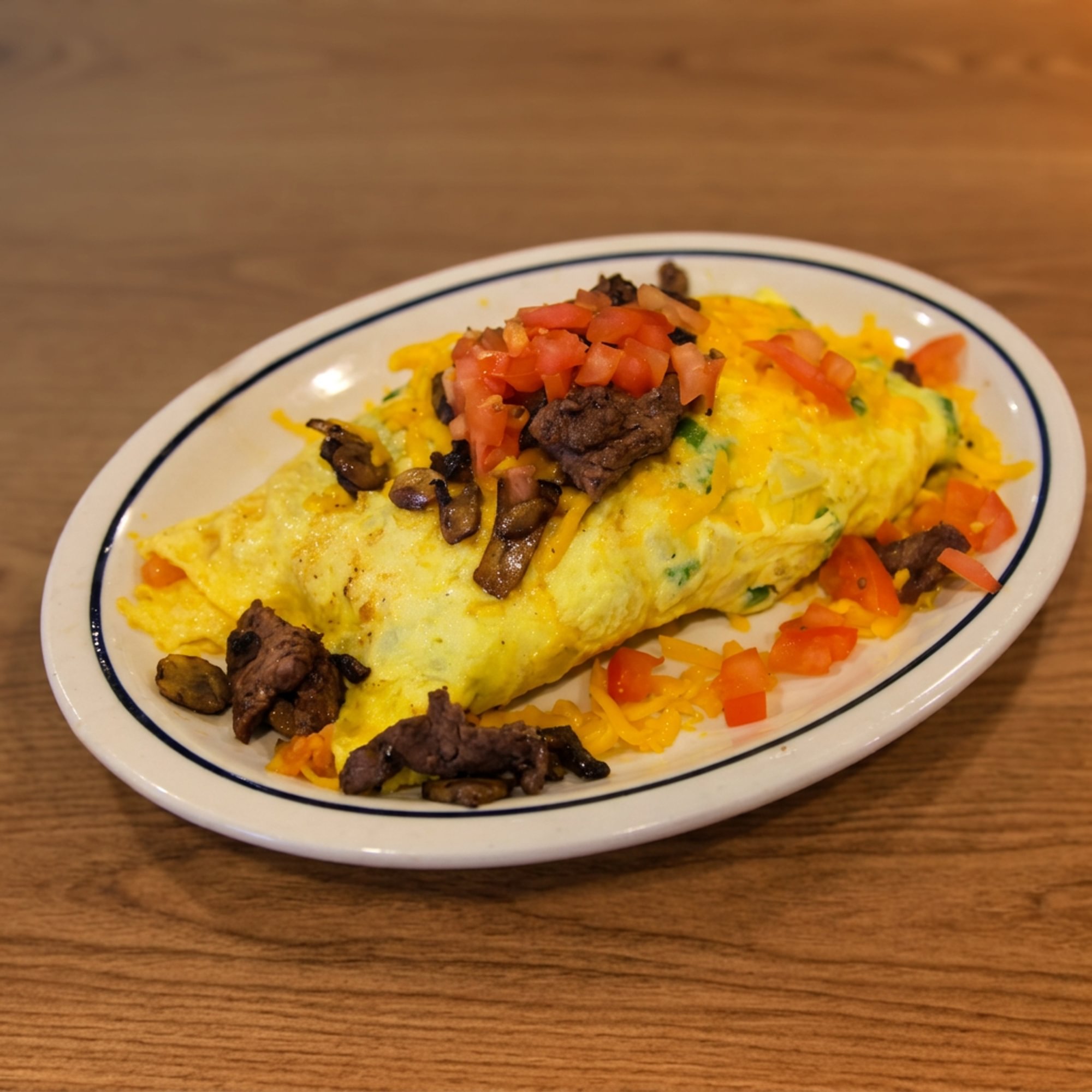 Hearty Philly Omelette