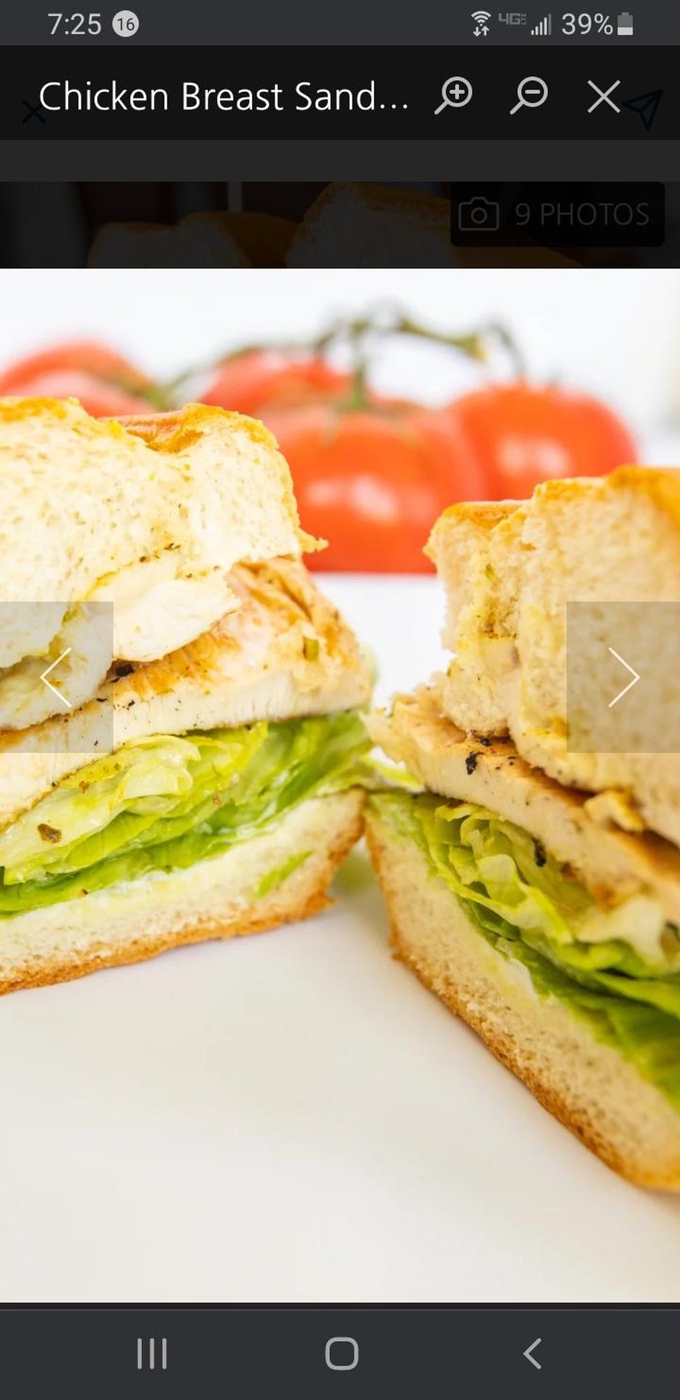 Chicken Breast Sandwich