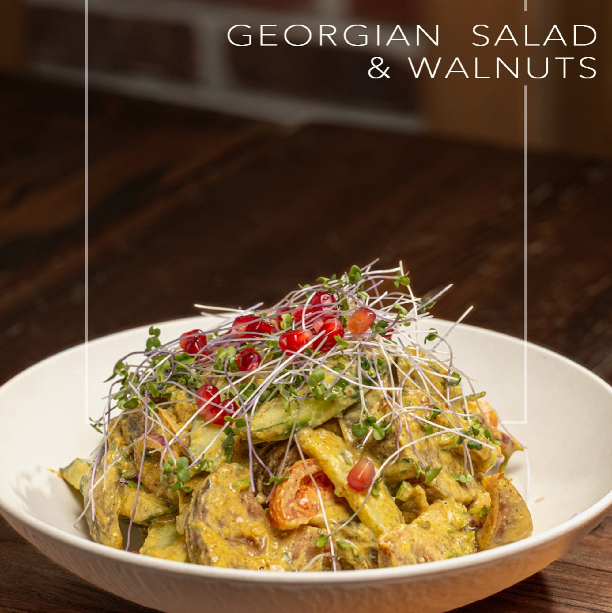 Georgian Salad with Walnuts (VG)