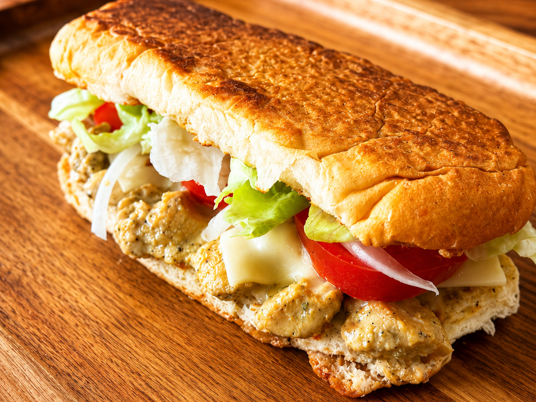 Chopped Chicken Sandwich