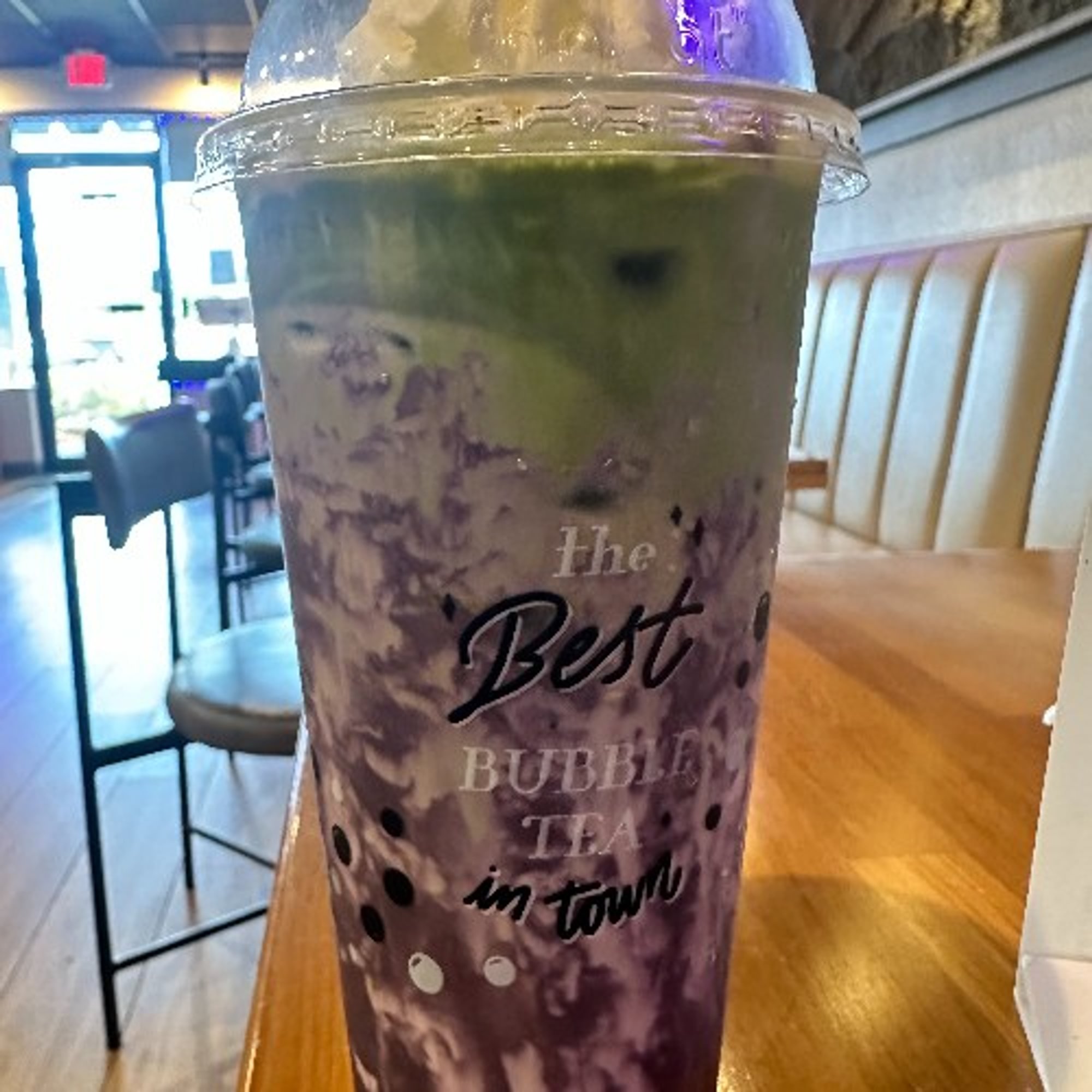 Matcha Ube Latte