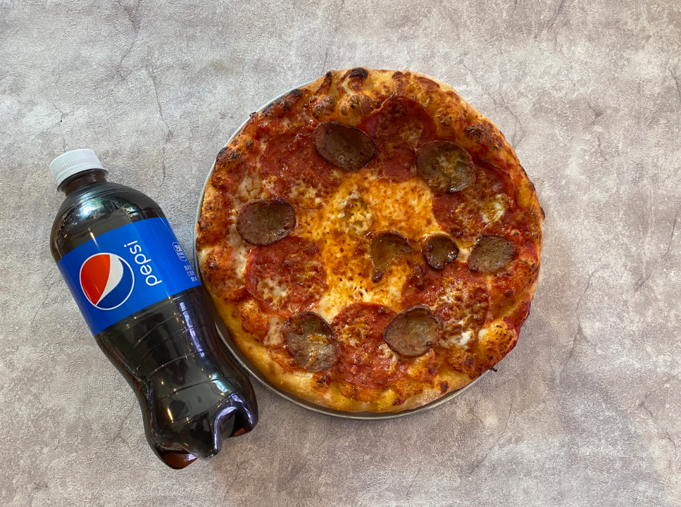 Personal 10" 2 topping + drink