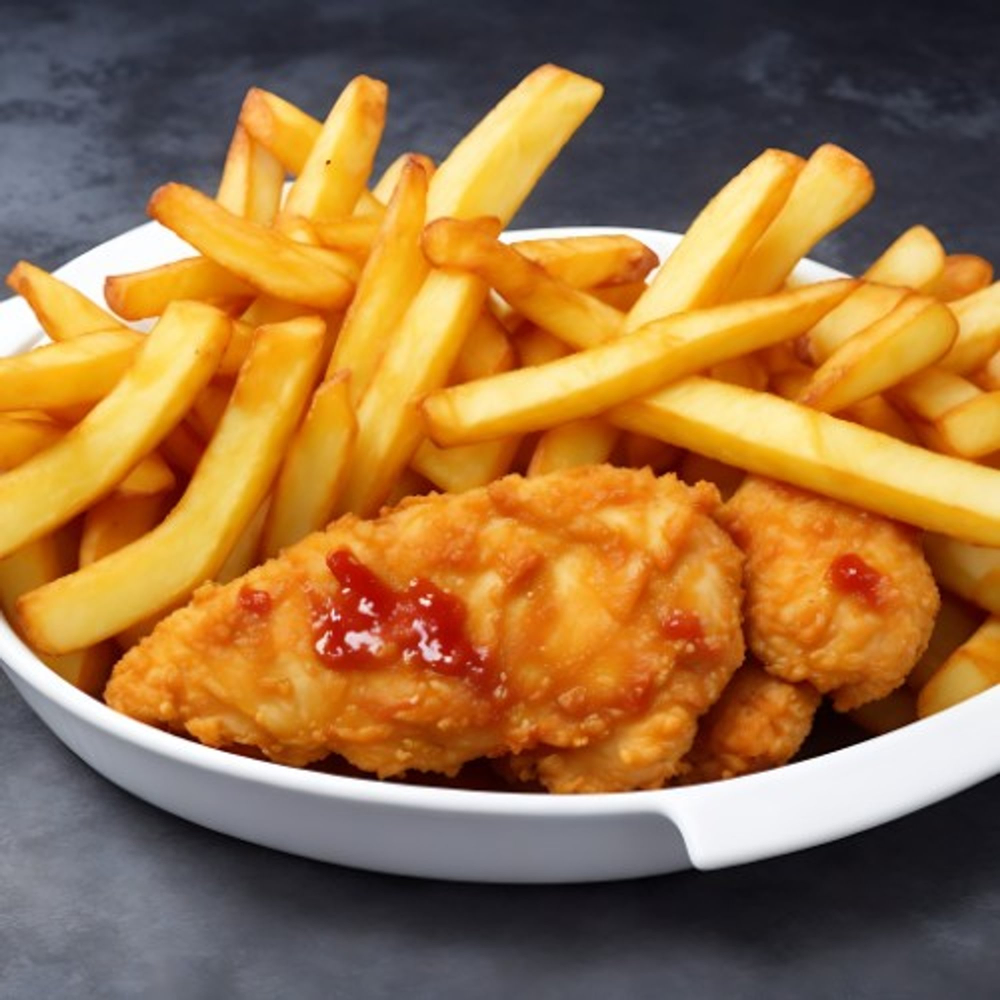 Chicken Fingers with Fries