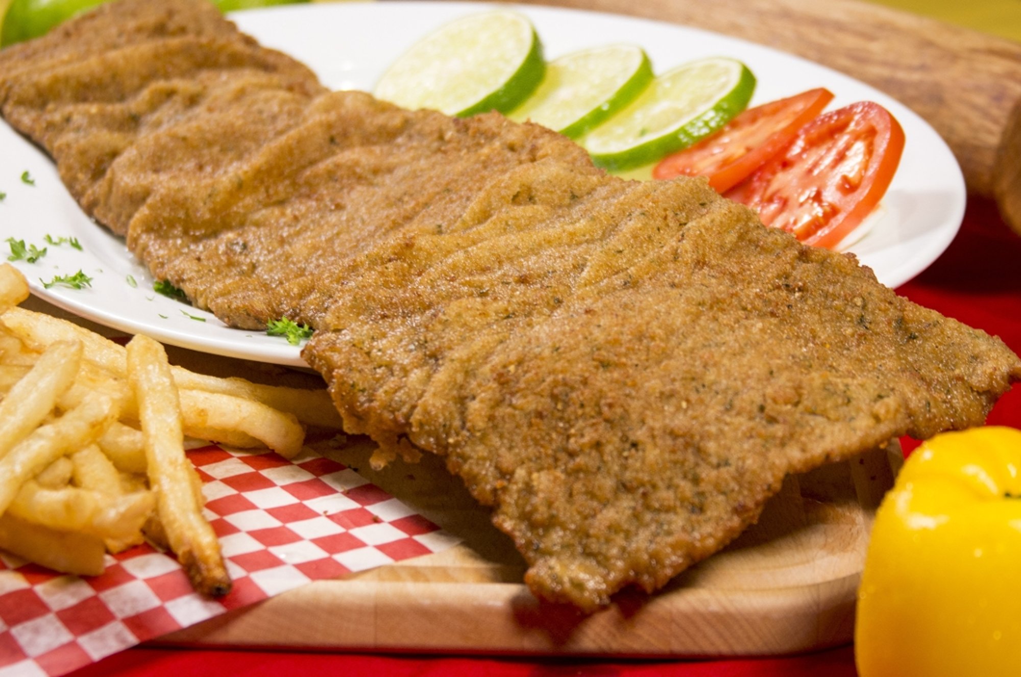 Chuleta valluna con arroz