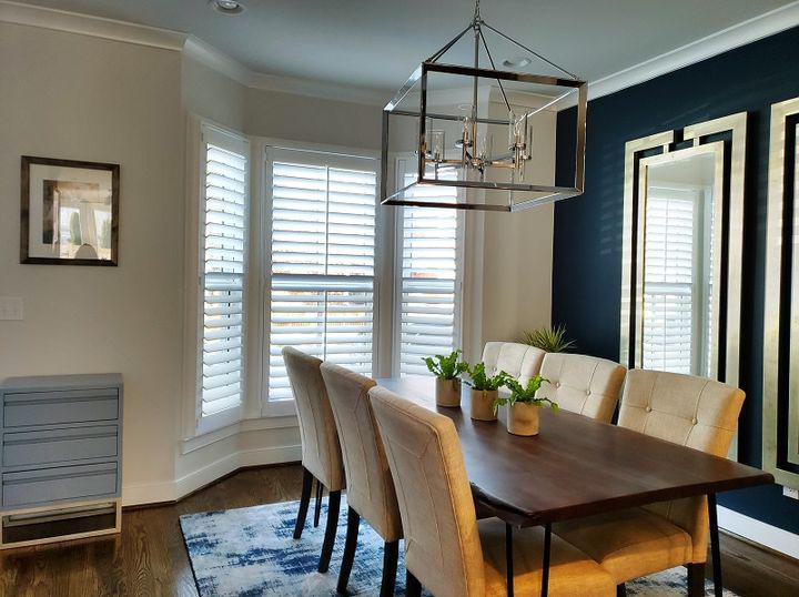 We love how our humble but sublime Plantation Shutters subtly add beauty to this nook in Arlington, VA. These Plantation Shutters are not only elegant but convenient as well.  BudgetBlindsArlingtonAlexandria  PlantationShutters  FreeConsultation  WindowWednesday