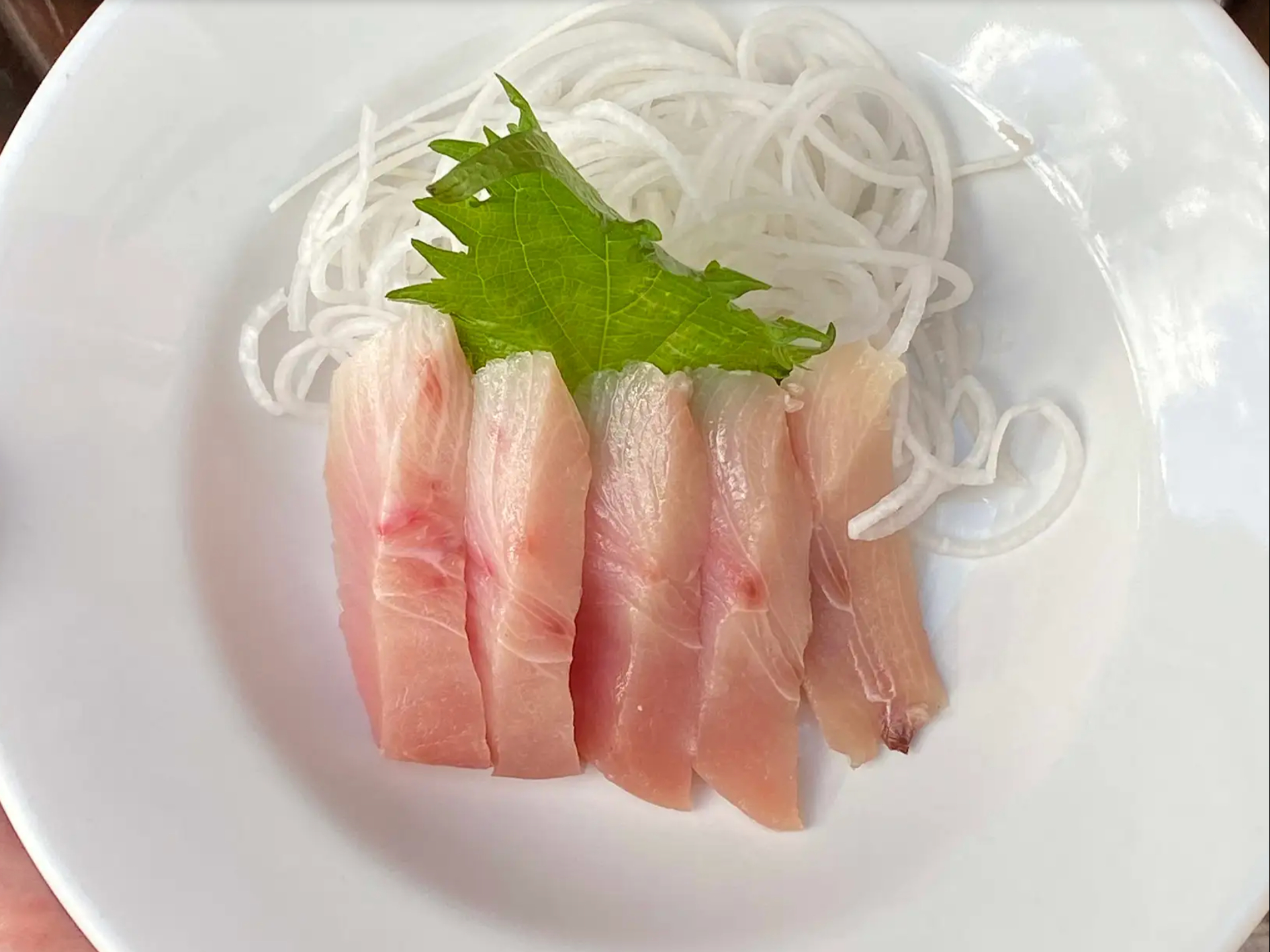 Yellowtail (Hamachi) Sashimi