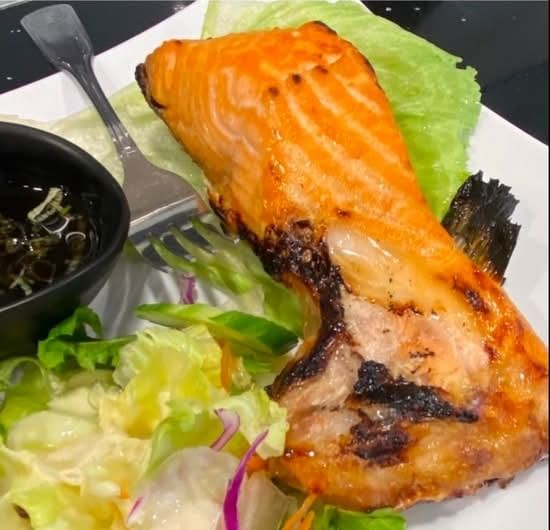 Baked Salmon Collar