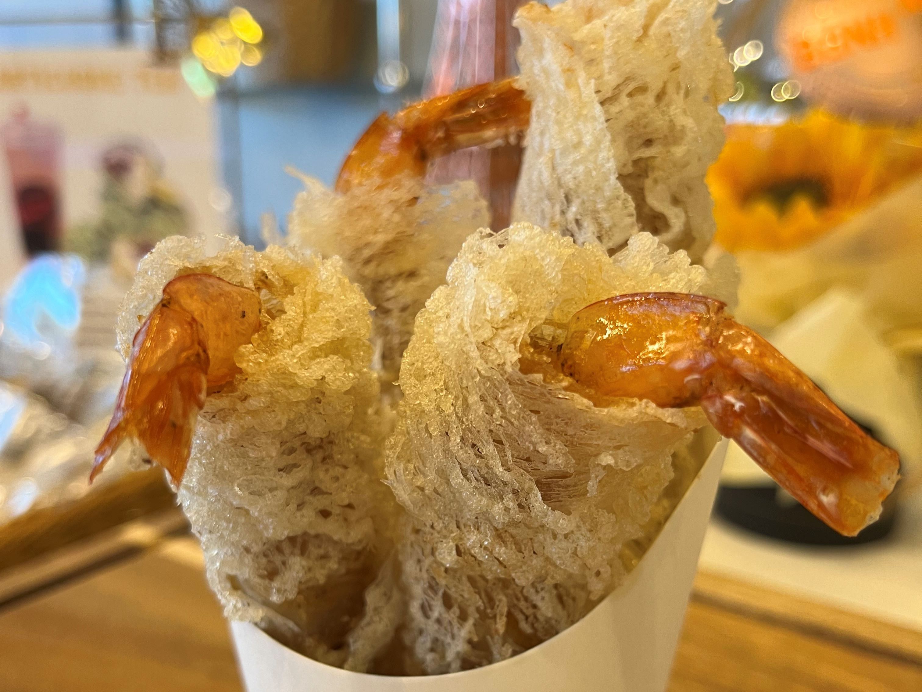 Golden Net Shrimps - (4Pcs) - Tôm Sa Lưới