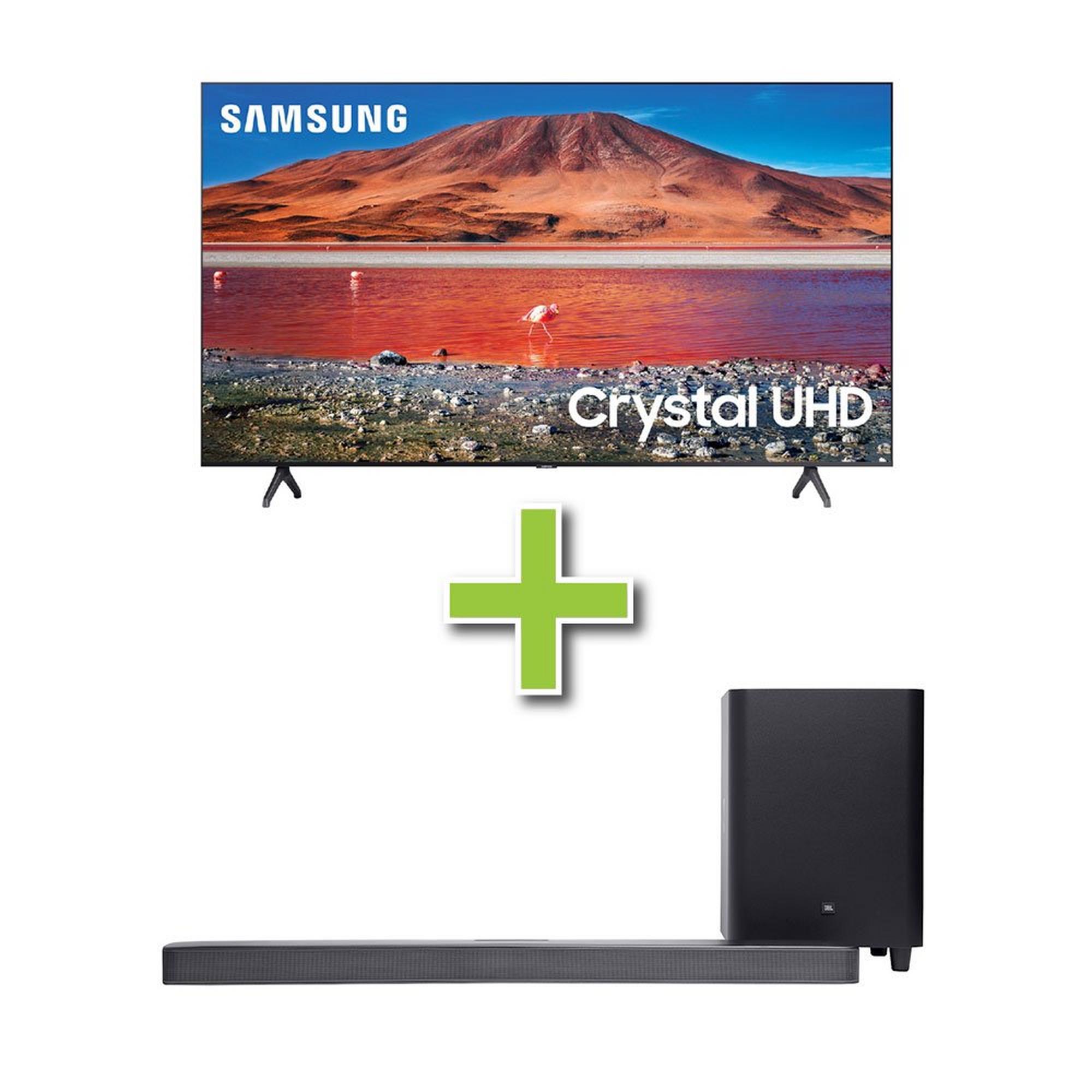 75" Samsung 4K Ultra HD Smart TV & JBL 5.1 ch Soundbar