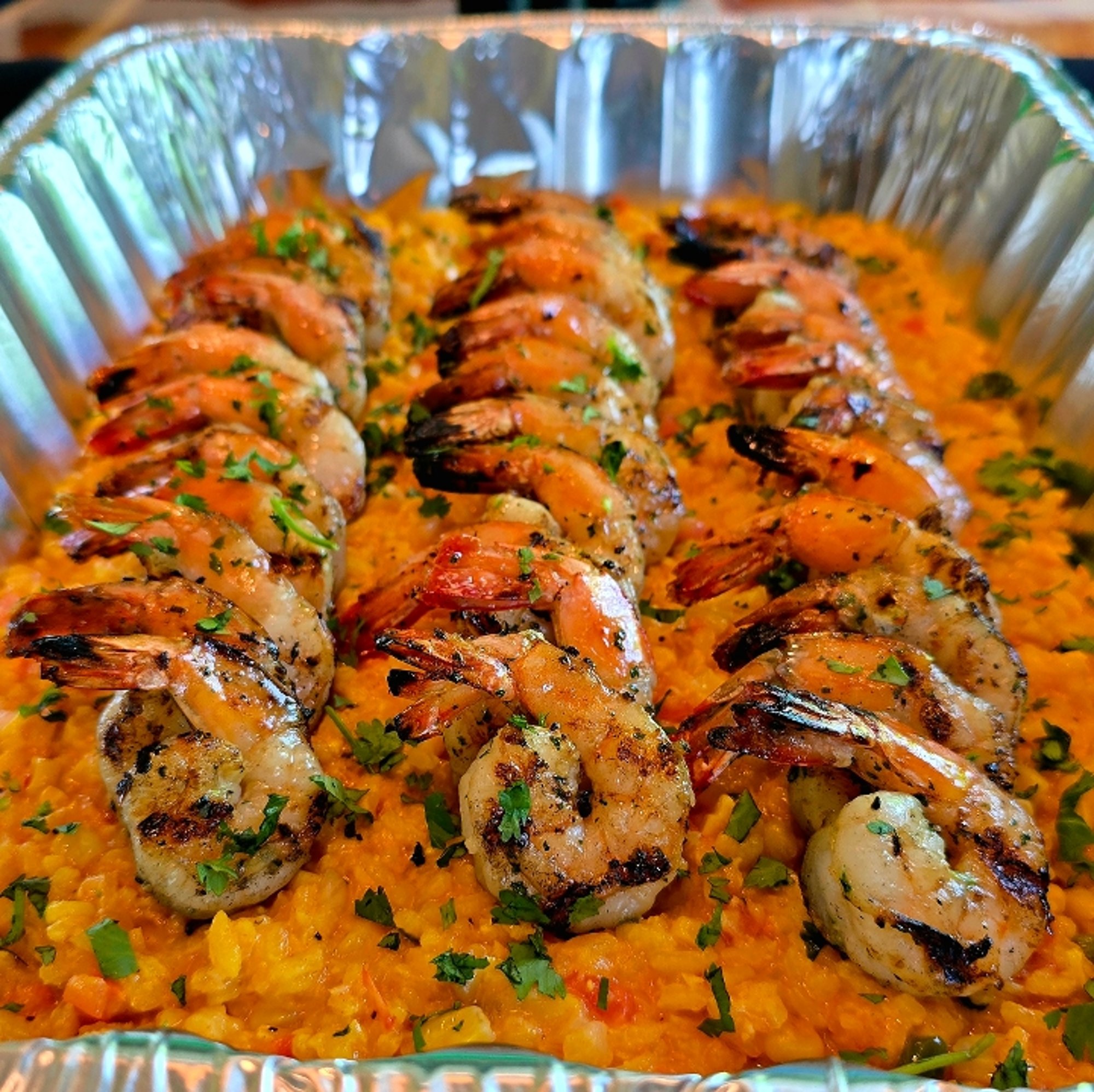 Shrimp Risotto Pan