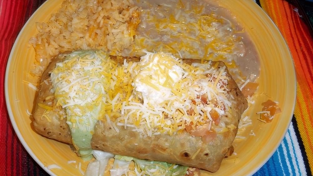 #13 Red Chimichanga Combo