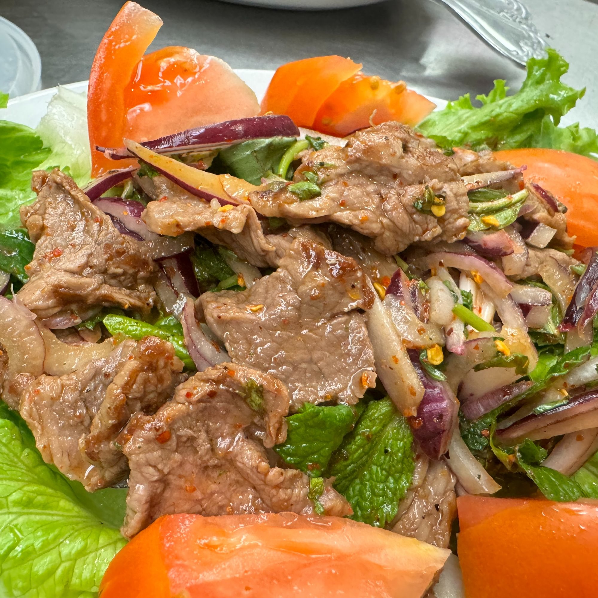 19. Yum Nua Nam Tok (Sliced Beef Salad)