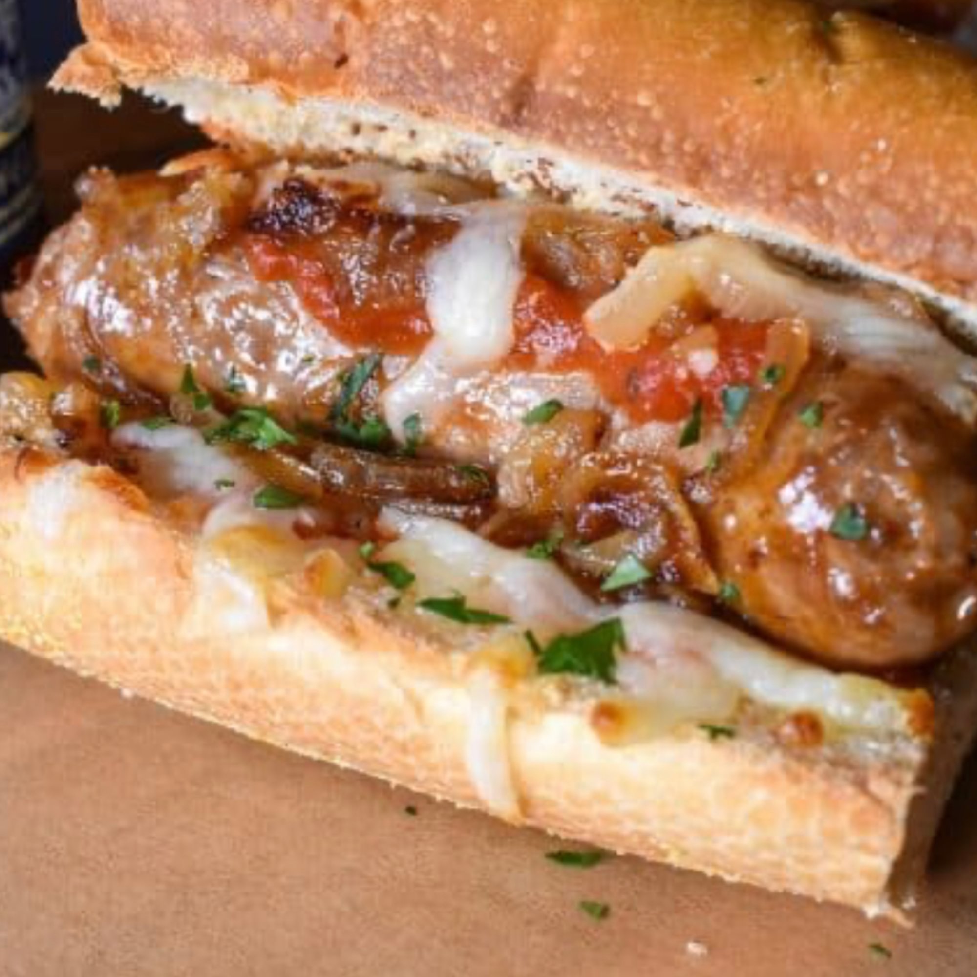 Sausage & cheese sub