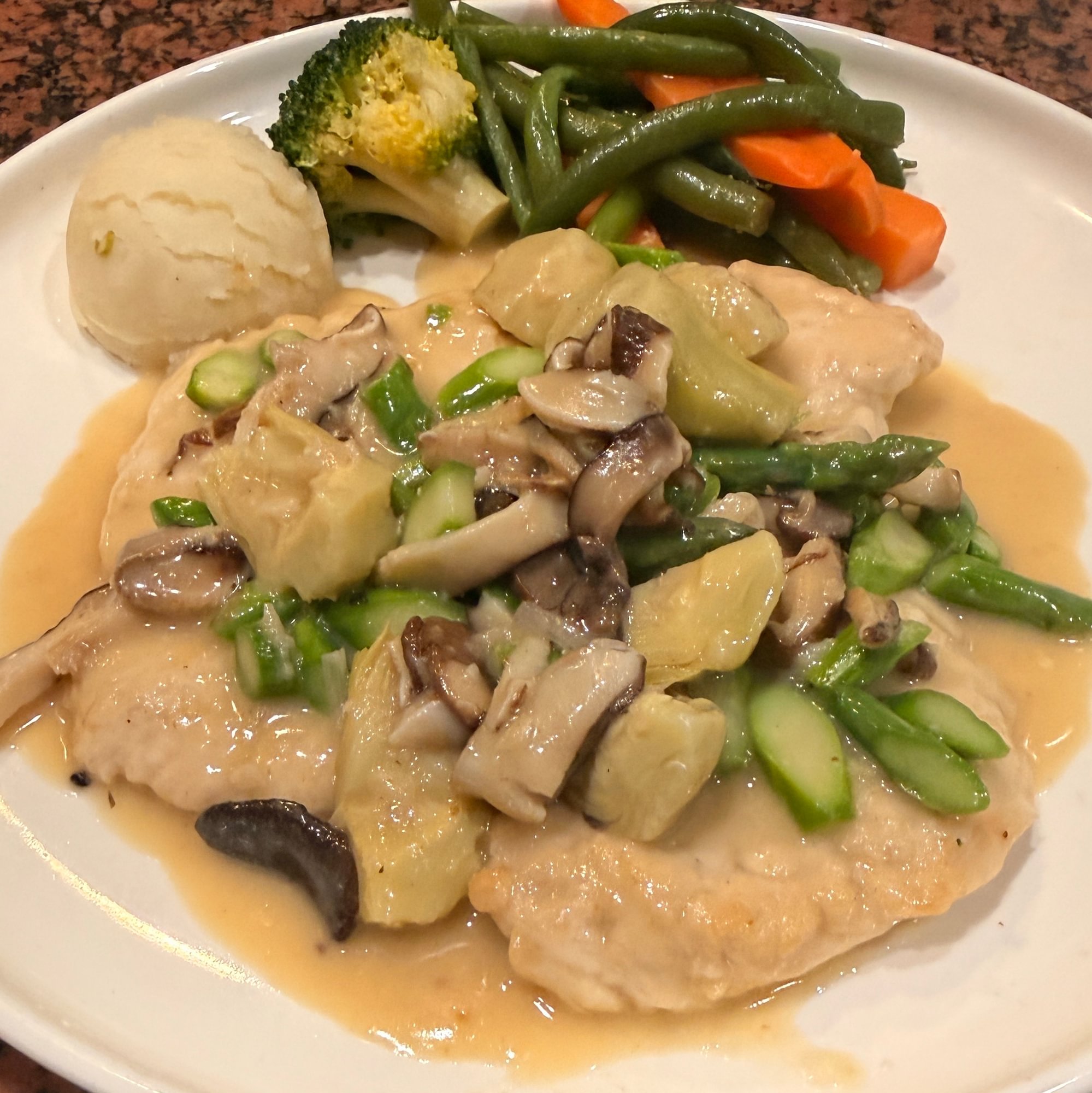 Chicken Vino Bianco