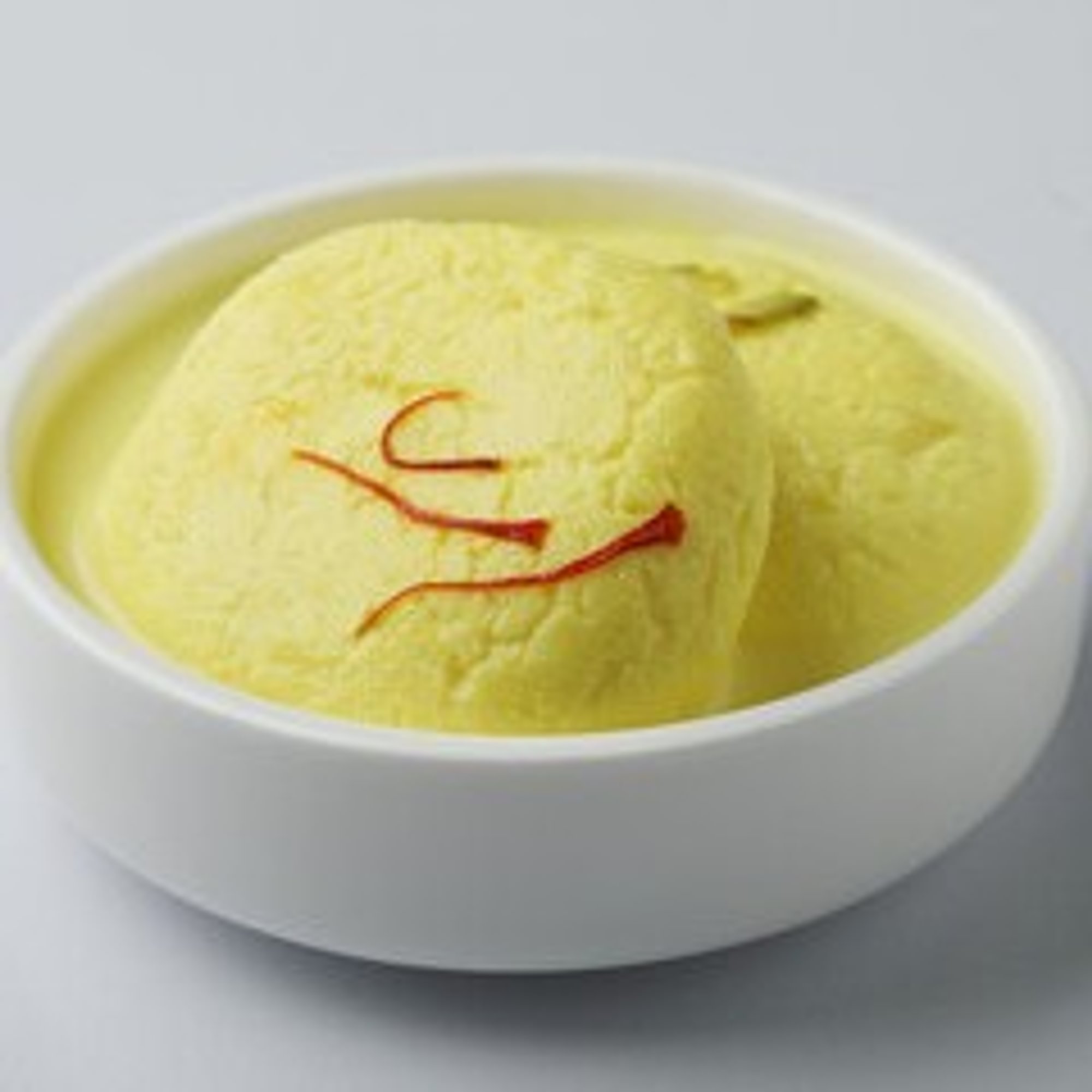 D2 Saffron milk Dumpling (Rasmalai)