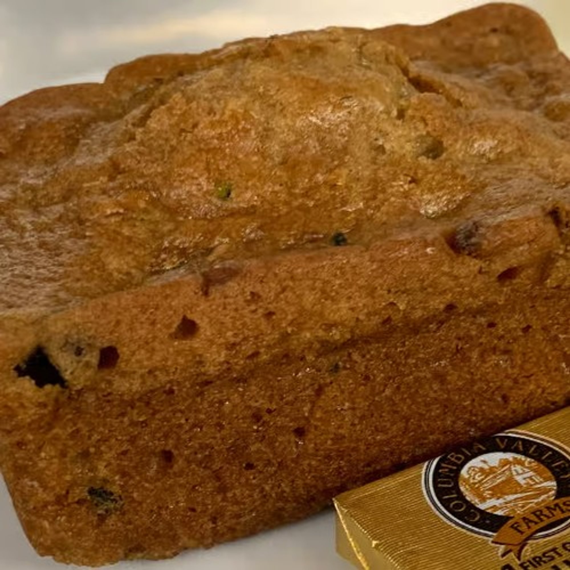 Fresh Baked Huckleberry Zucchini Bread
