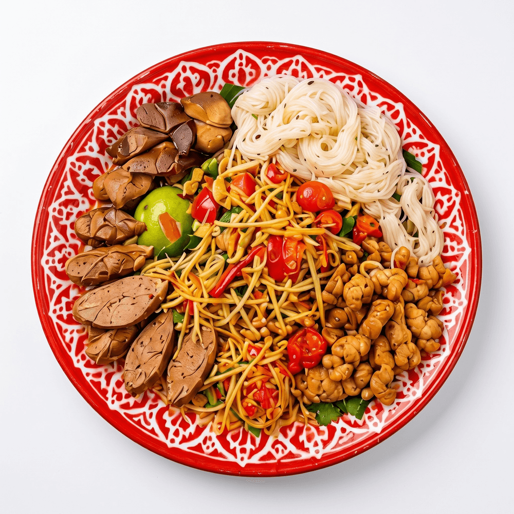 Tum Thad (Thai Sharing Salad) / ตำถาด