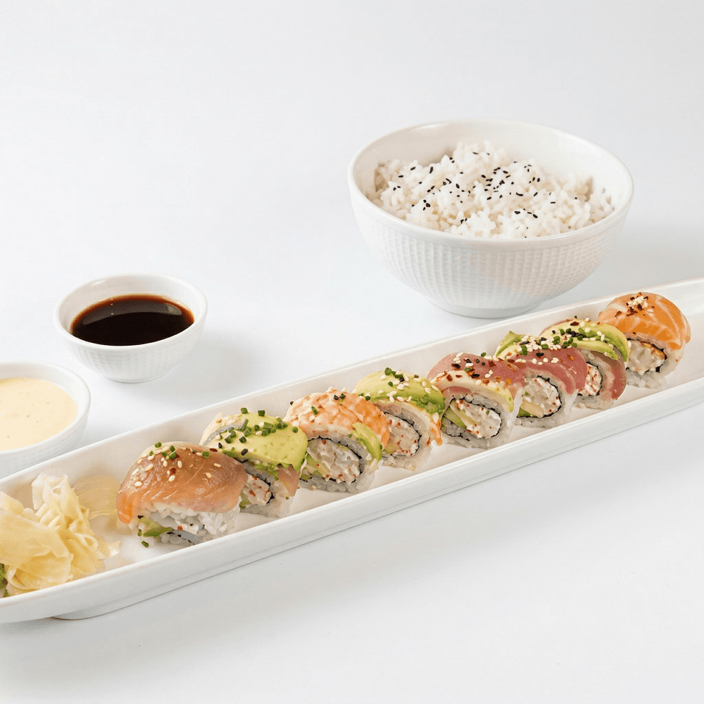 Rainbow Roll Lunch