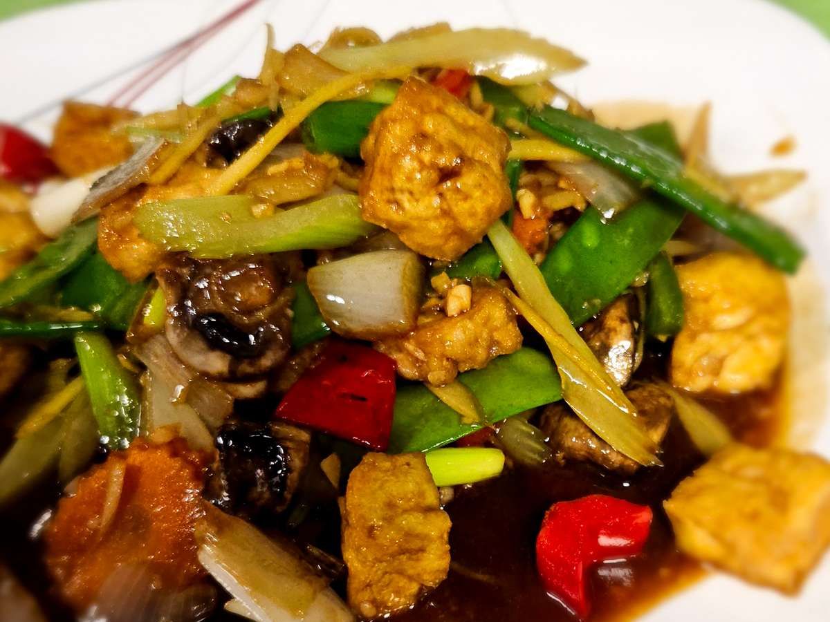 E73 Shaking Tofu Dinner